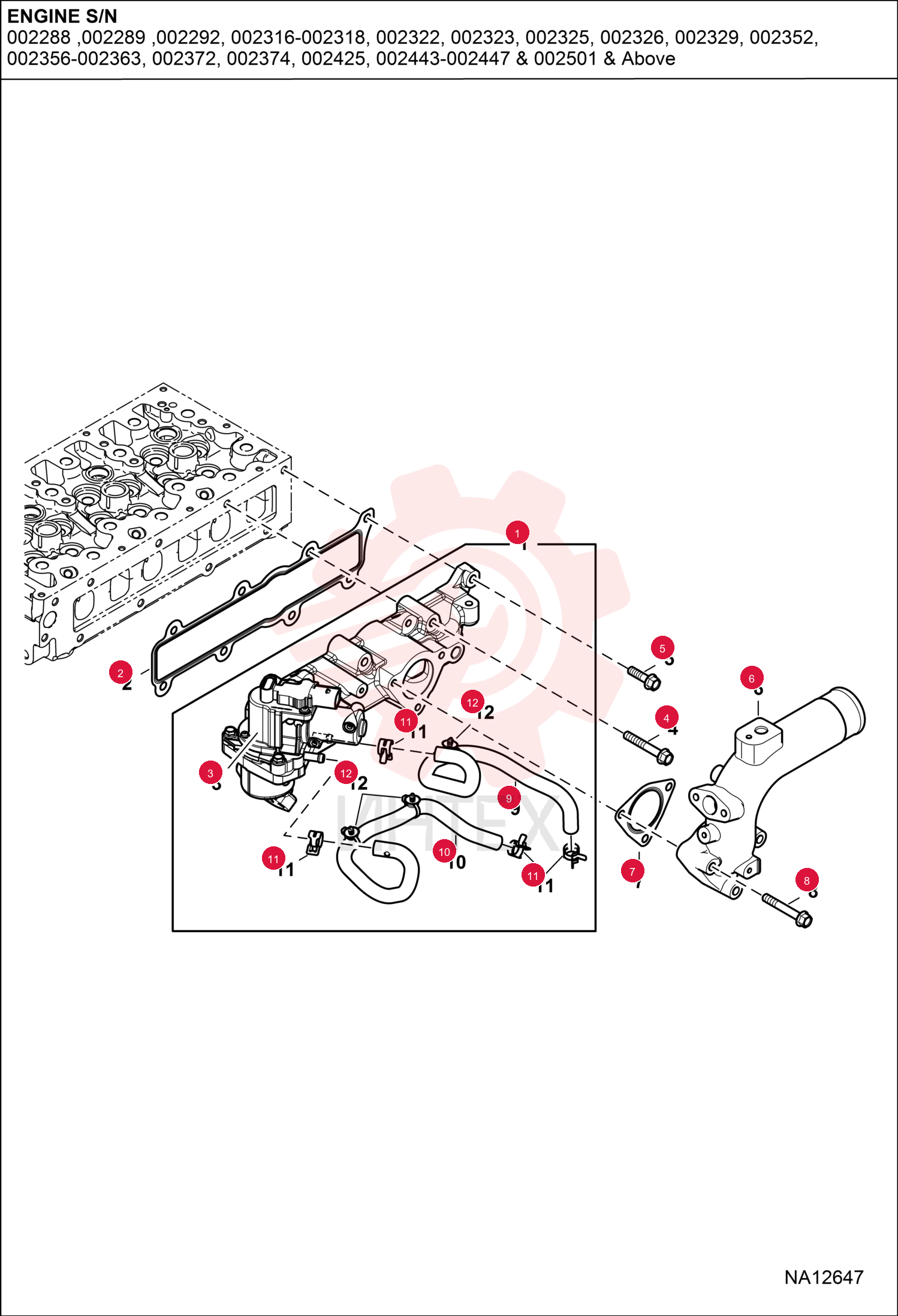 VALVE EGR 7340033