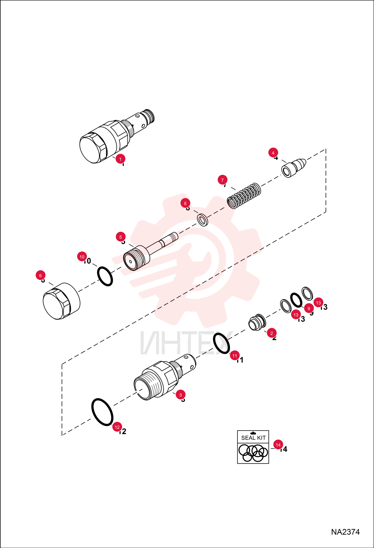 VALVE, RELIEF 7010820 (5)