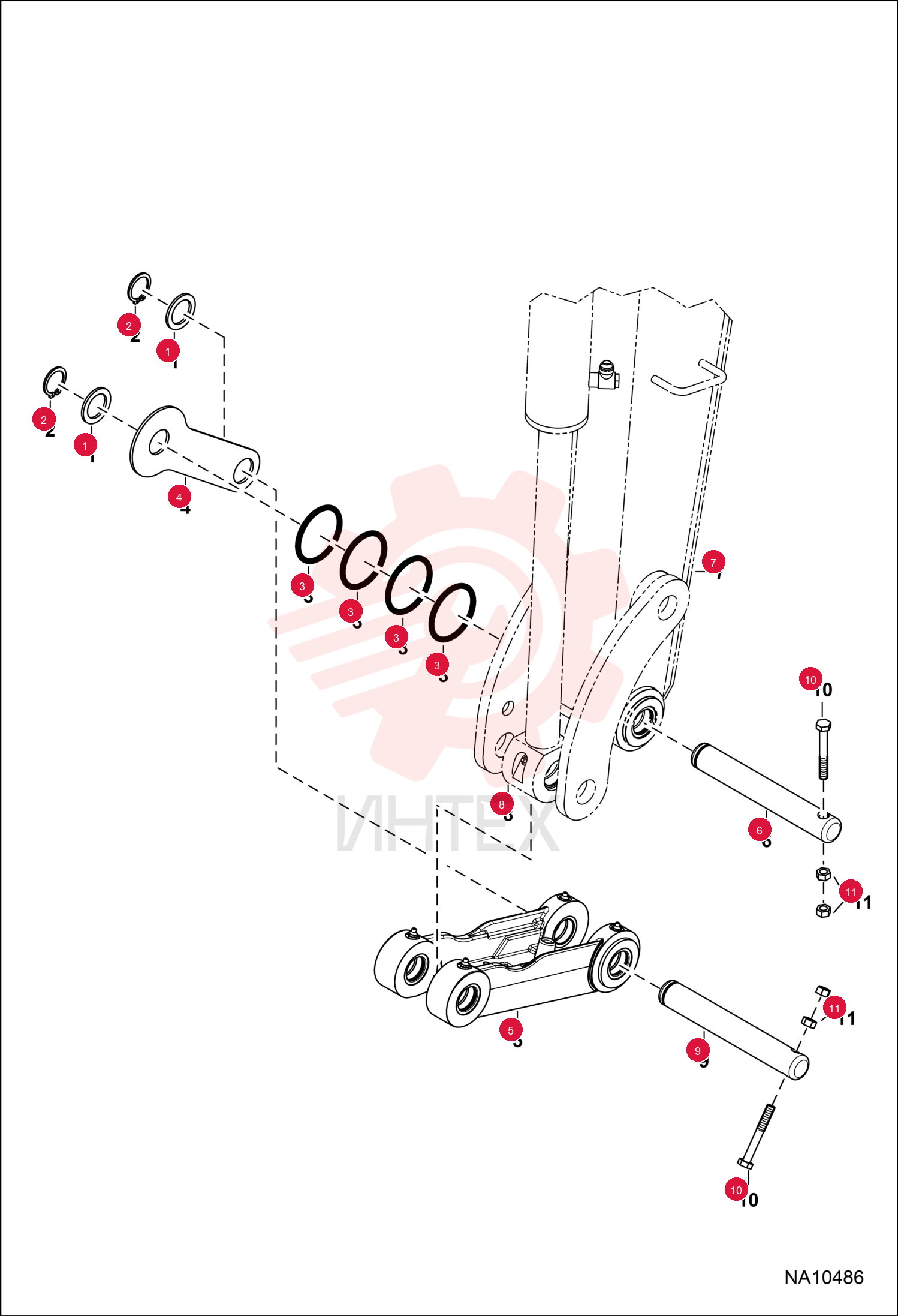 WASHER, 5 6534111 (8)