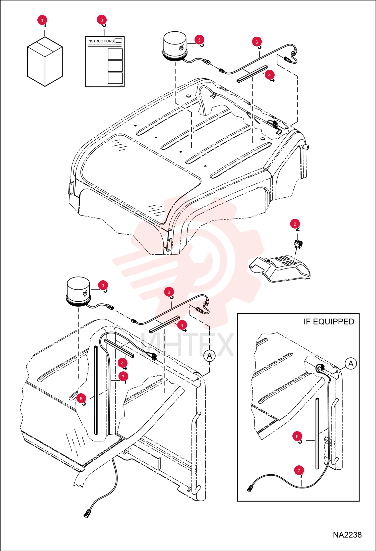 KIT, STROBE LIGHT 7172974