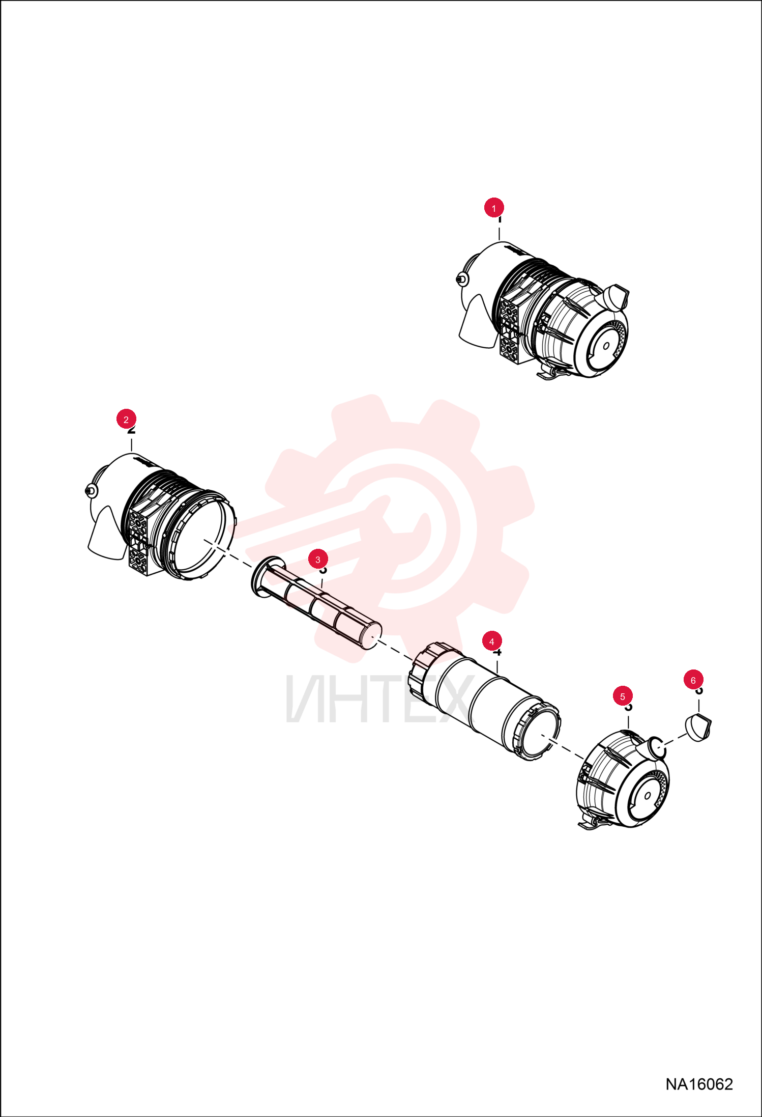 FILTER, AIR CLEANER ASSY 7236238 (2)