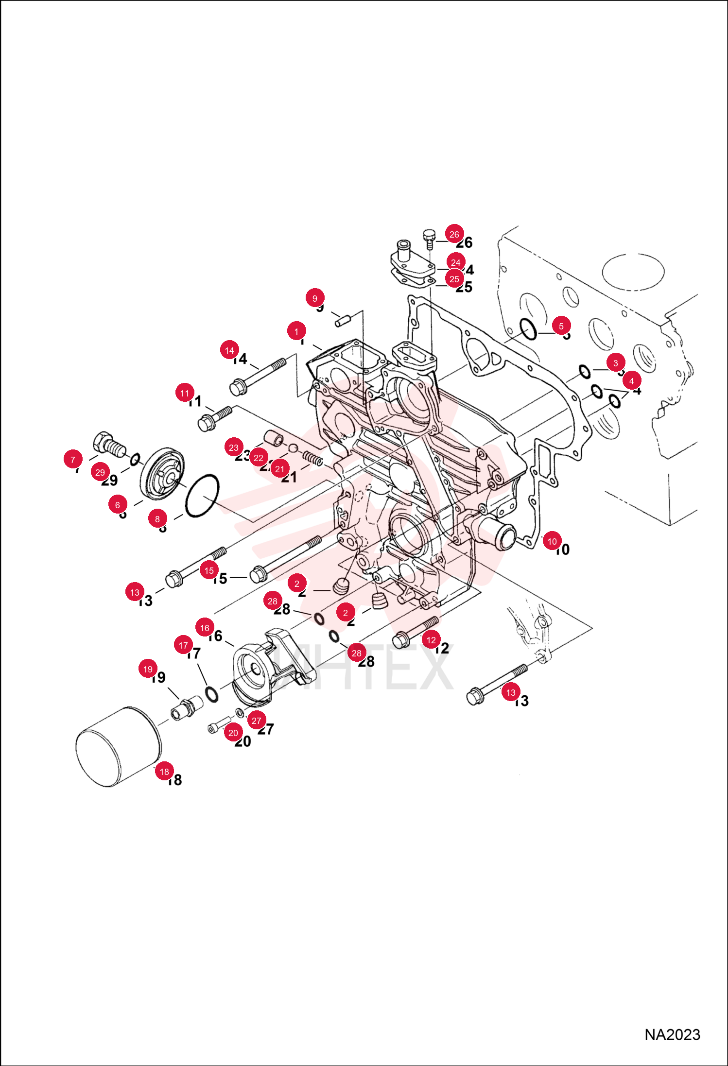 HOUSING, GEAR FRT 6698263