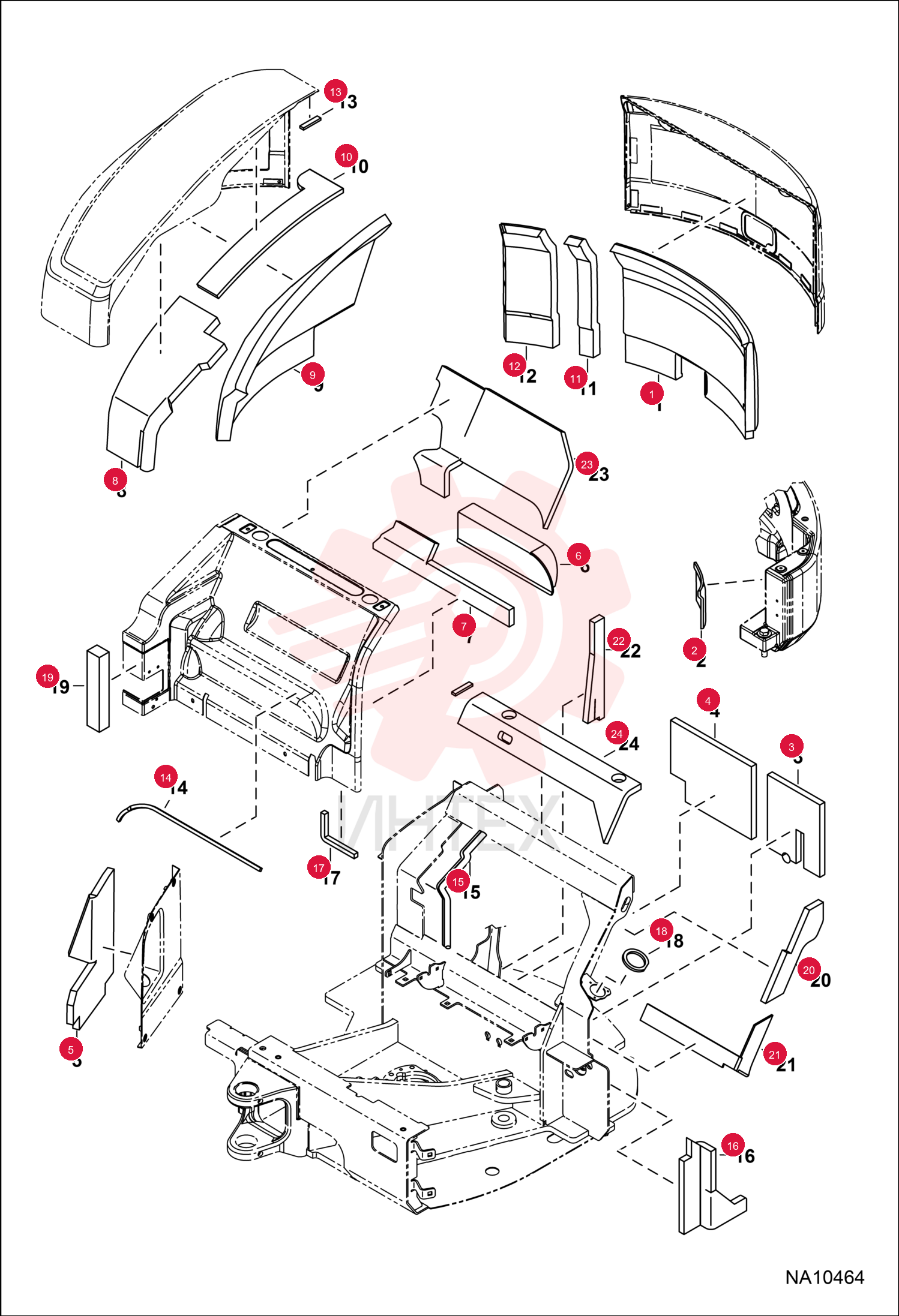 INSULATION, DOOR REAR 7159174 (1)