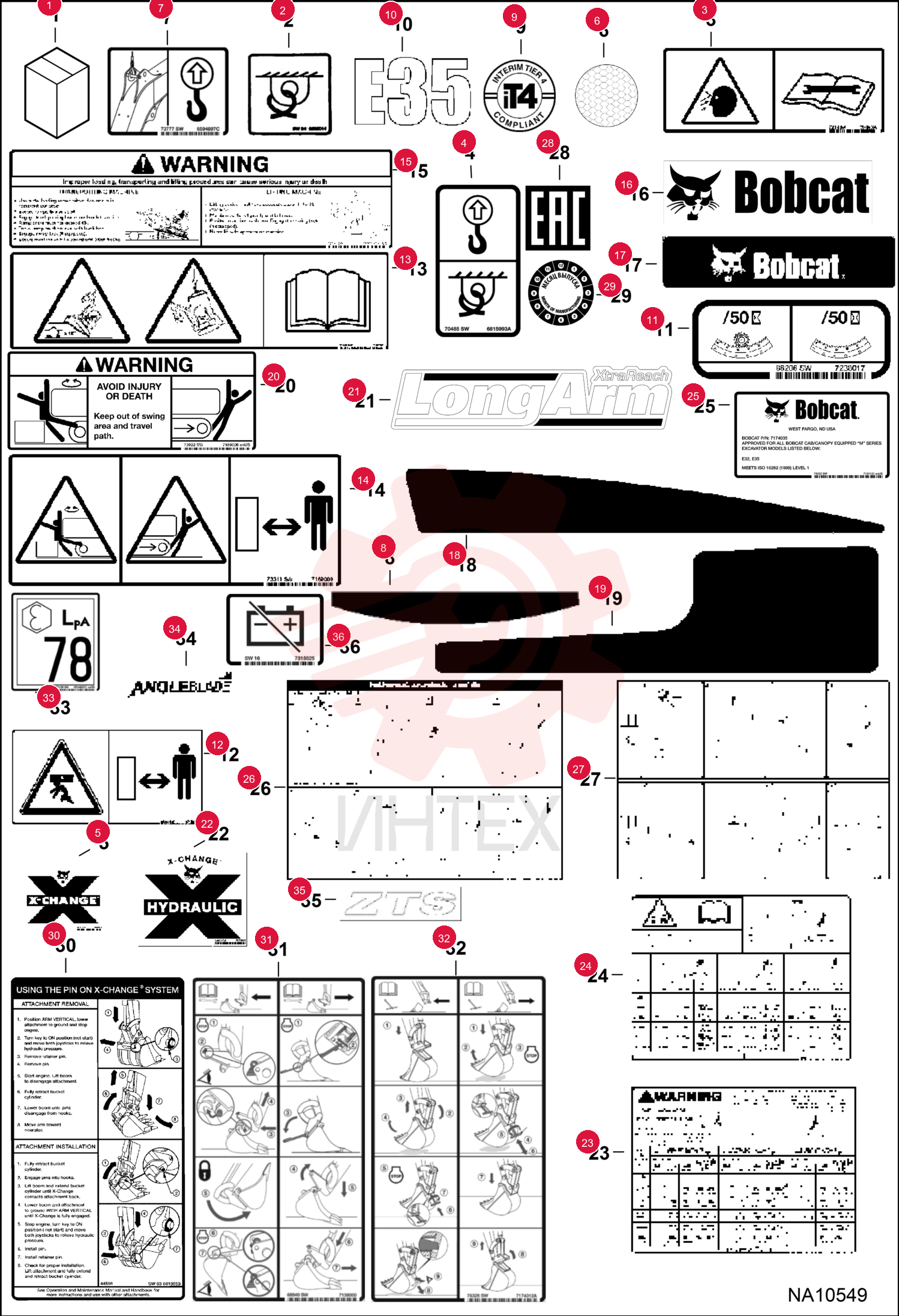 KIT DECAL E35 7271298 (2)