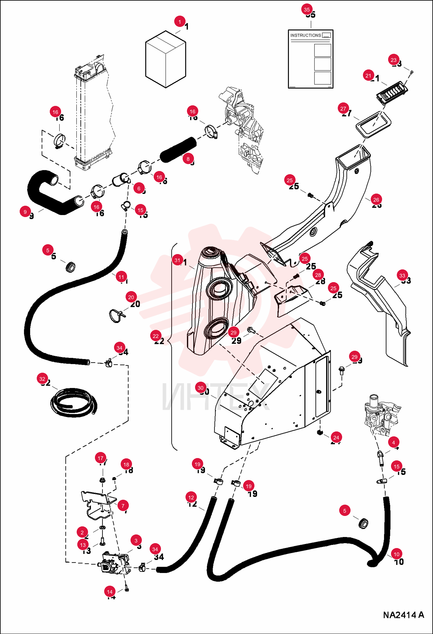 KIT, HEATER CAB 7194883