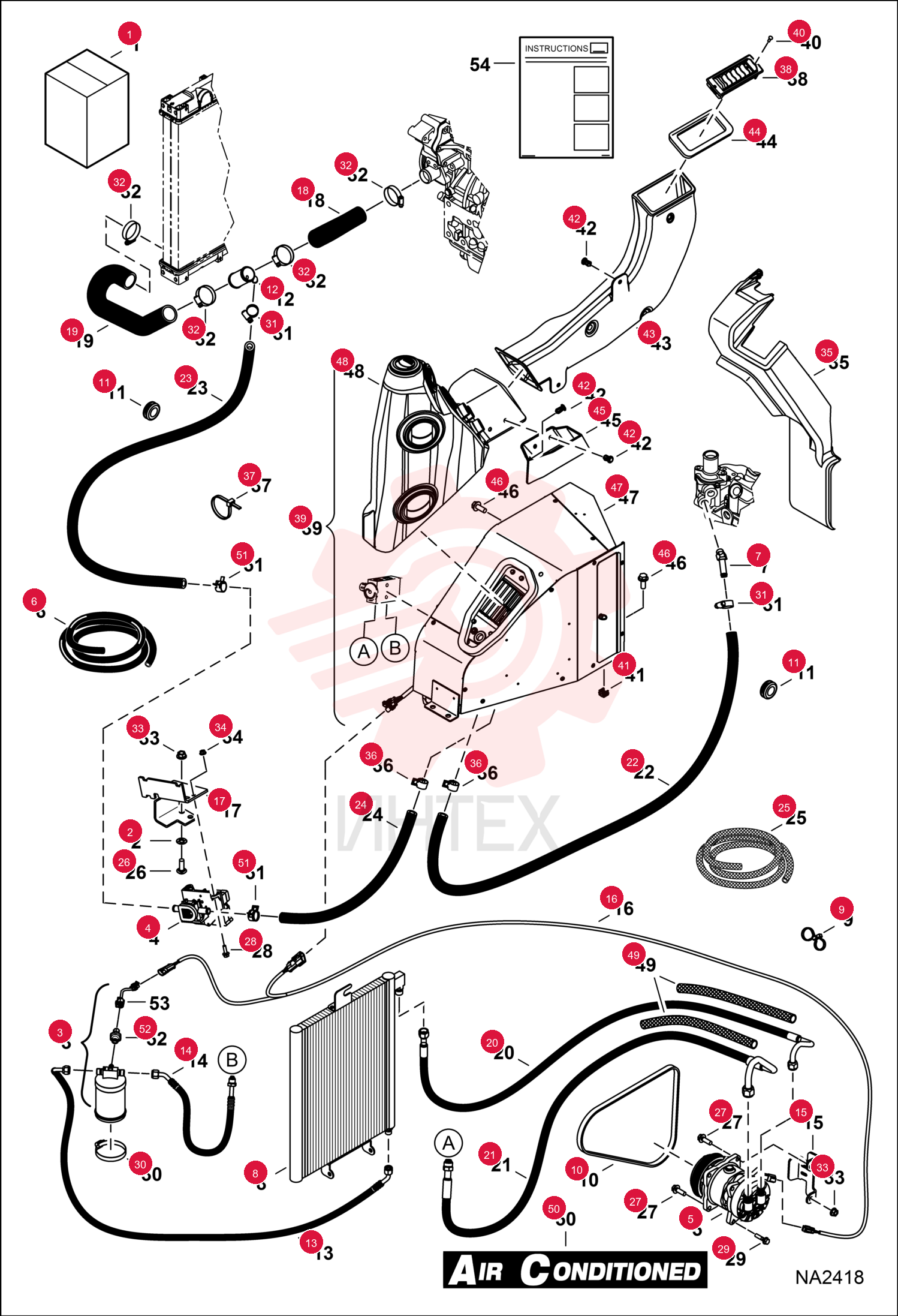 KIT, HVAC EXC 7184148
