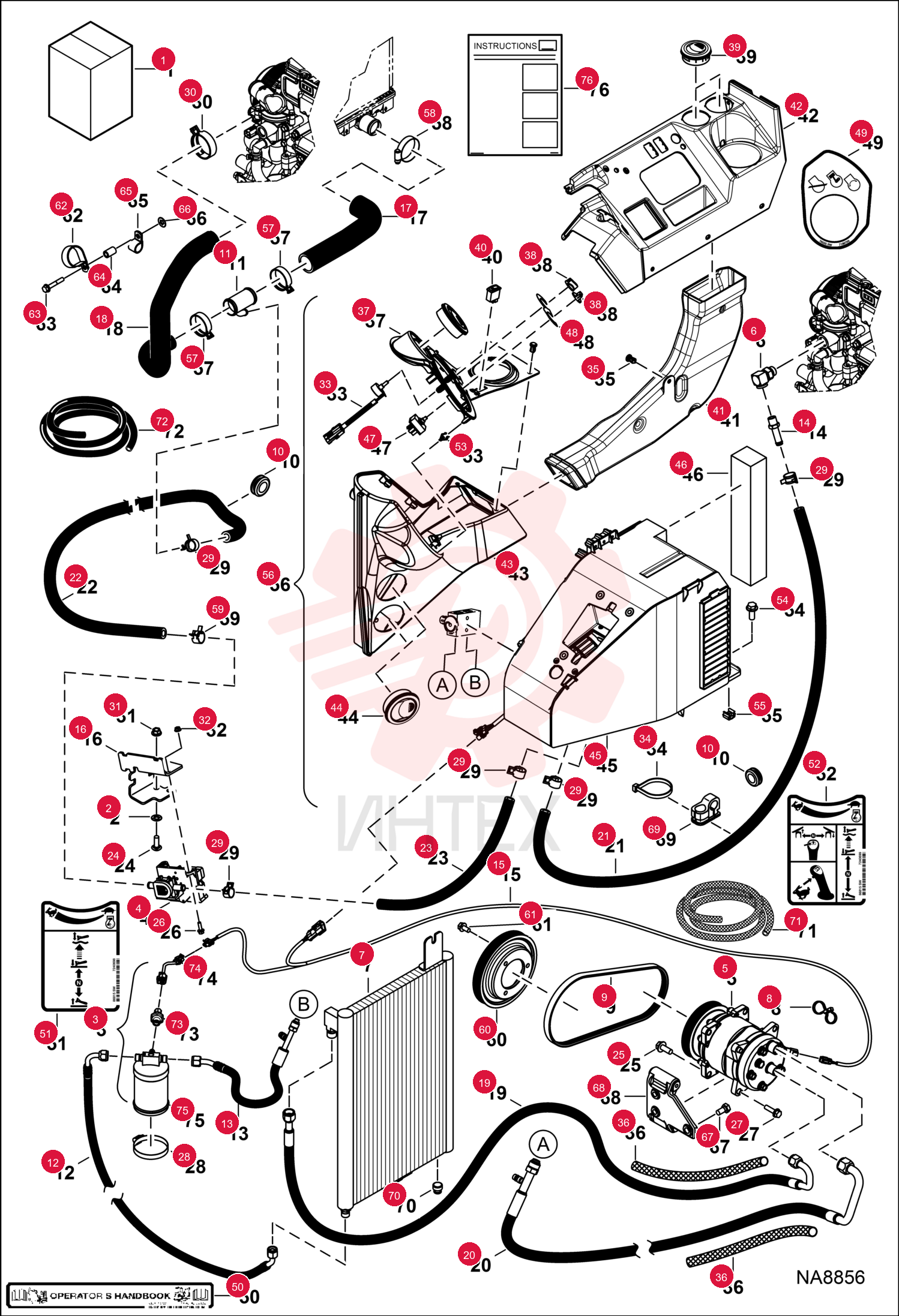 KIT, HVAC EXC 7243040