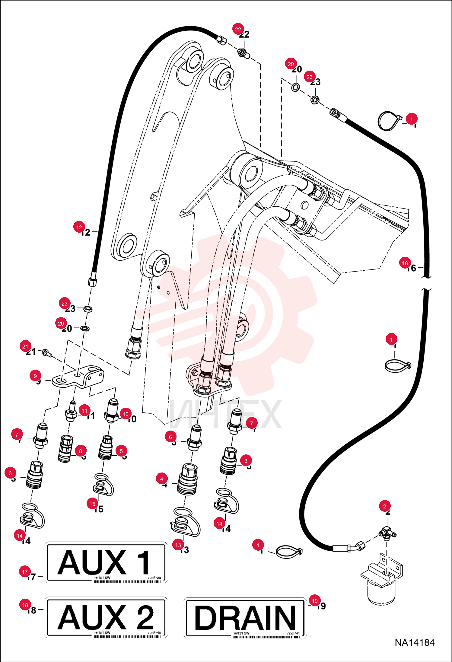 STRAP, TIE 6624289 (25)