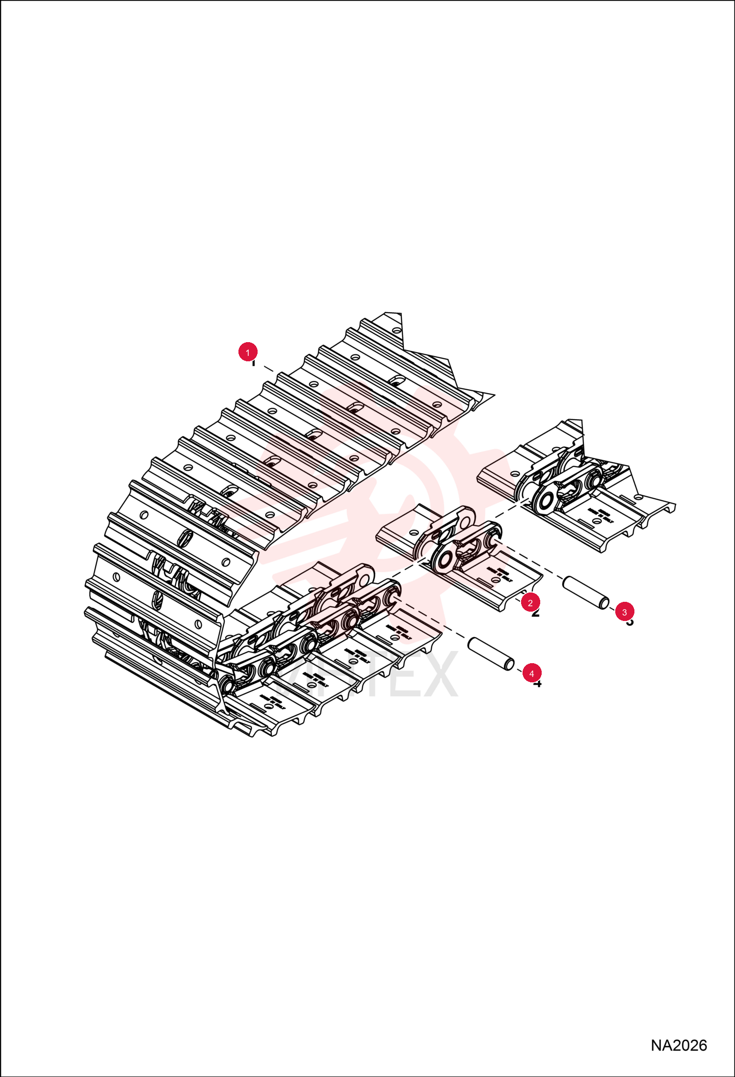 TRACK STEEL (300X101.6X43) 6693494 (1)