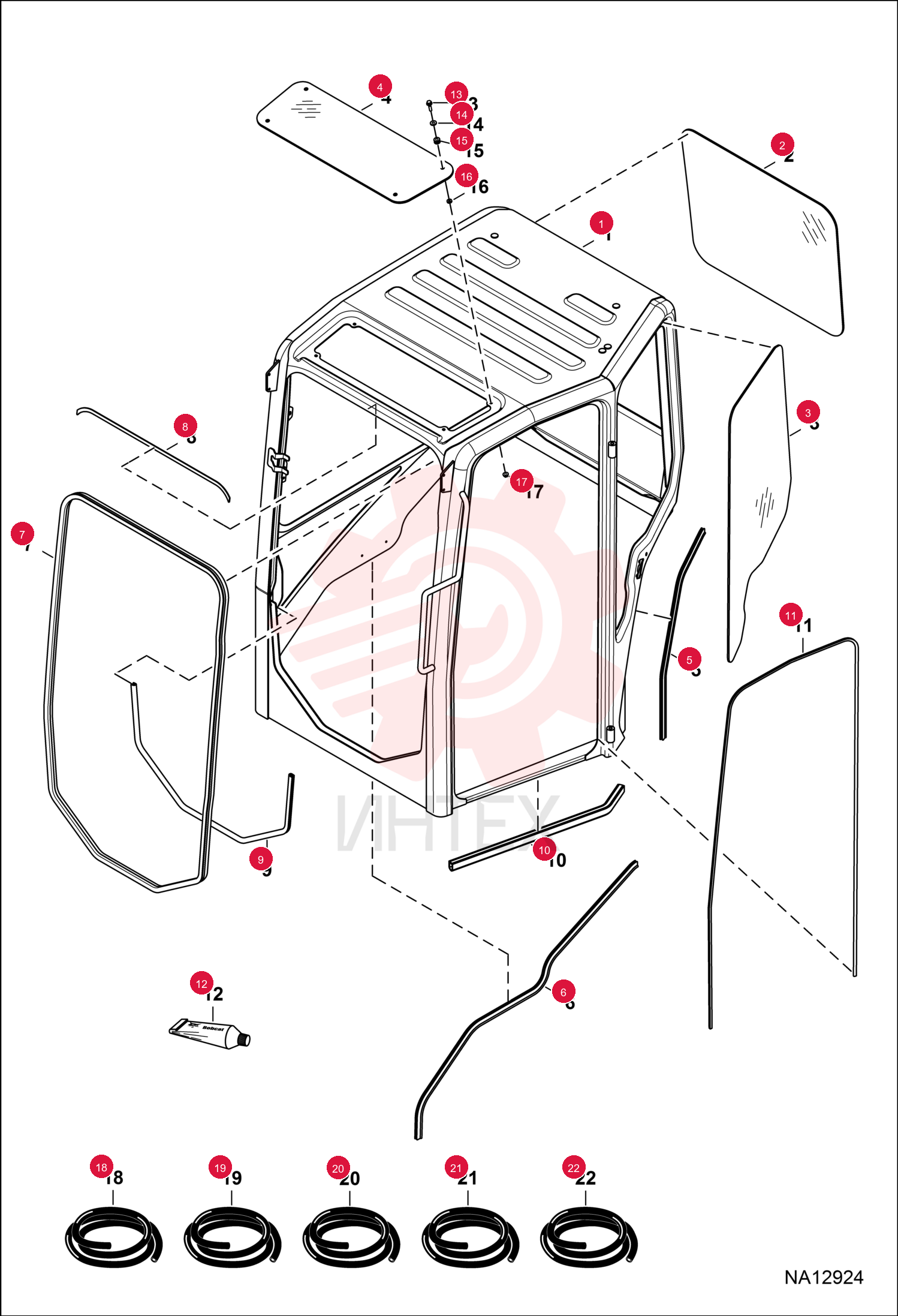 WINDOW REAR 7324456