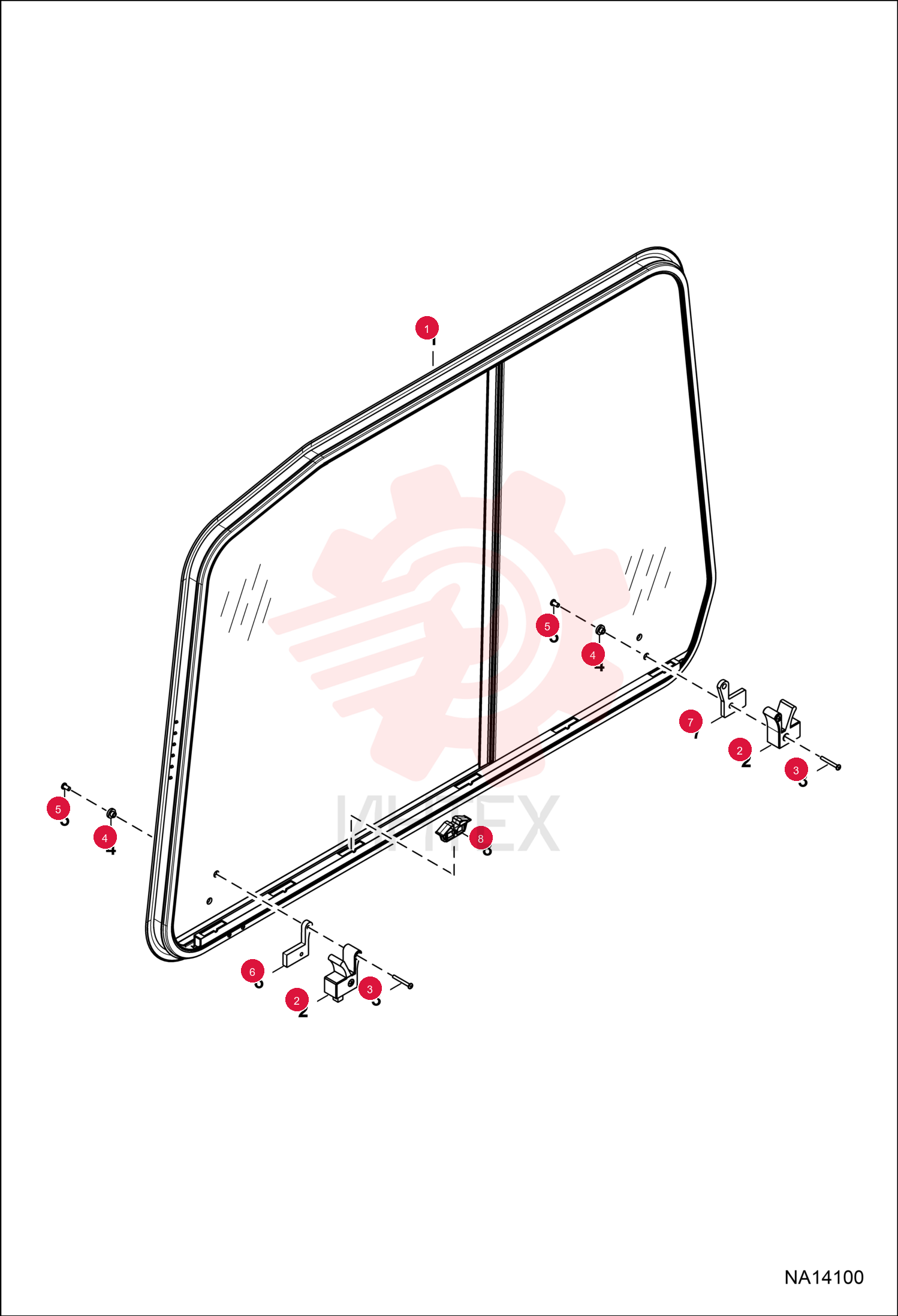 WINDOW, SLIDING 7250542