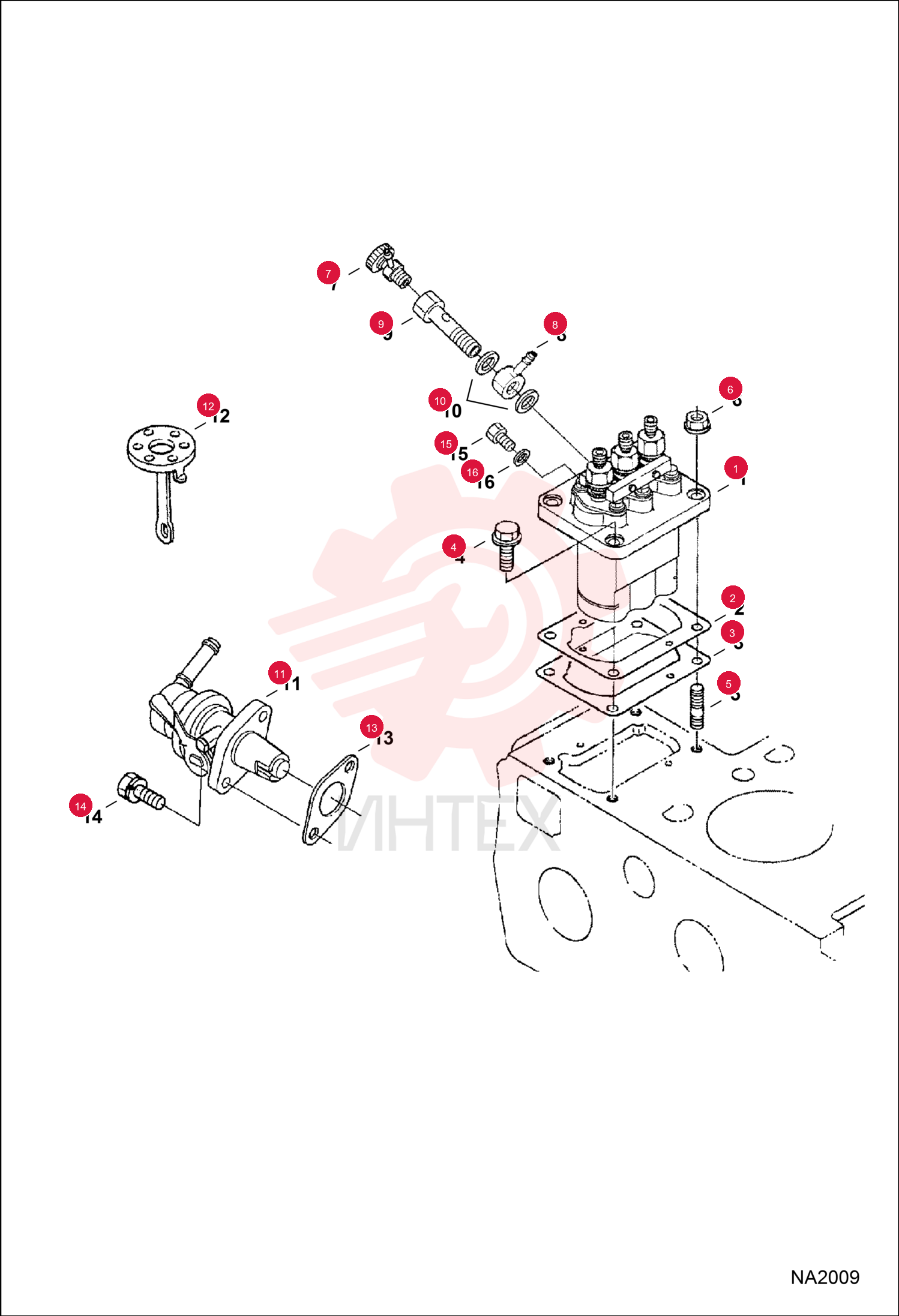 PUMP, FUEL INJ 7008896 (2)
