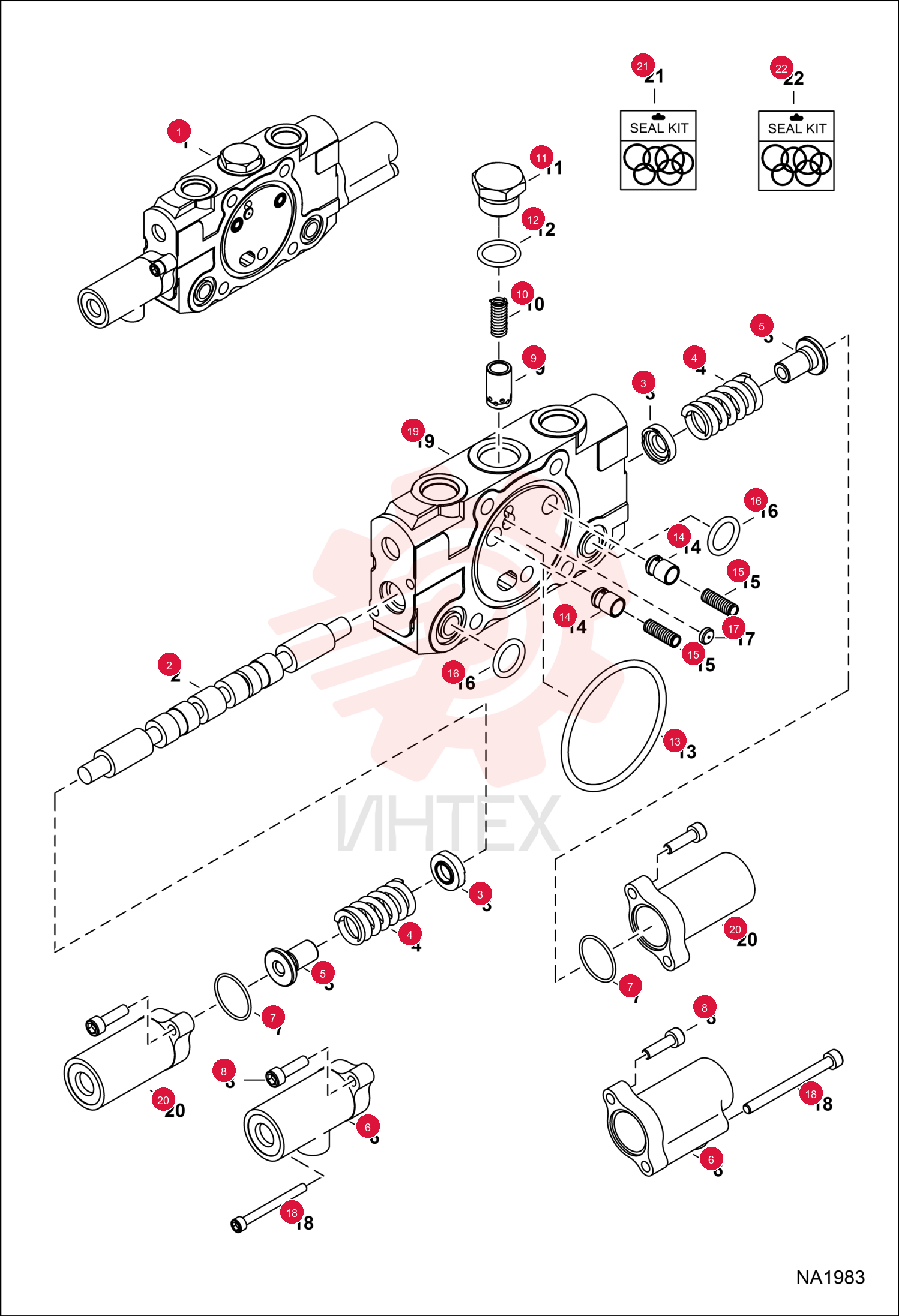 SECTION, VALVE 7028568 (2)