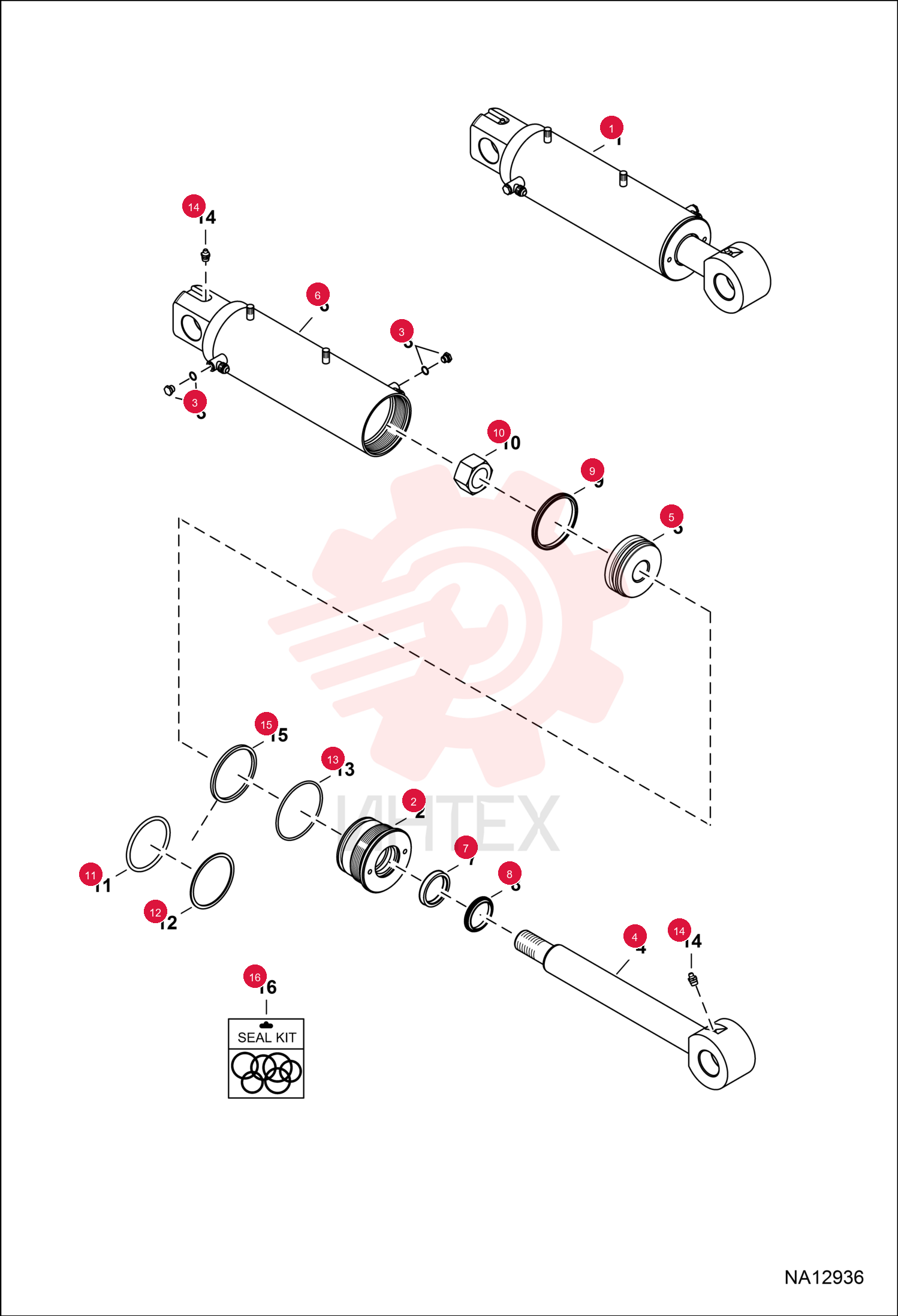 CYLINDER HYDRAULIC 7313918 (1)