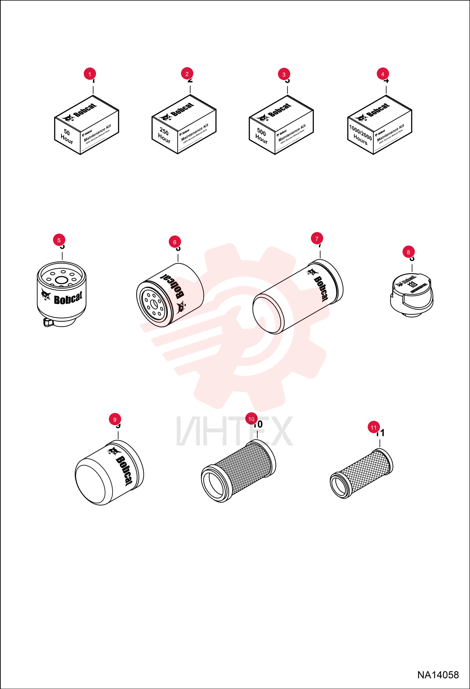 KIT MAINTENANCE 50 HR 7325344 (1)