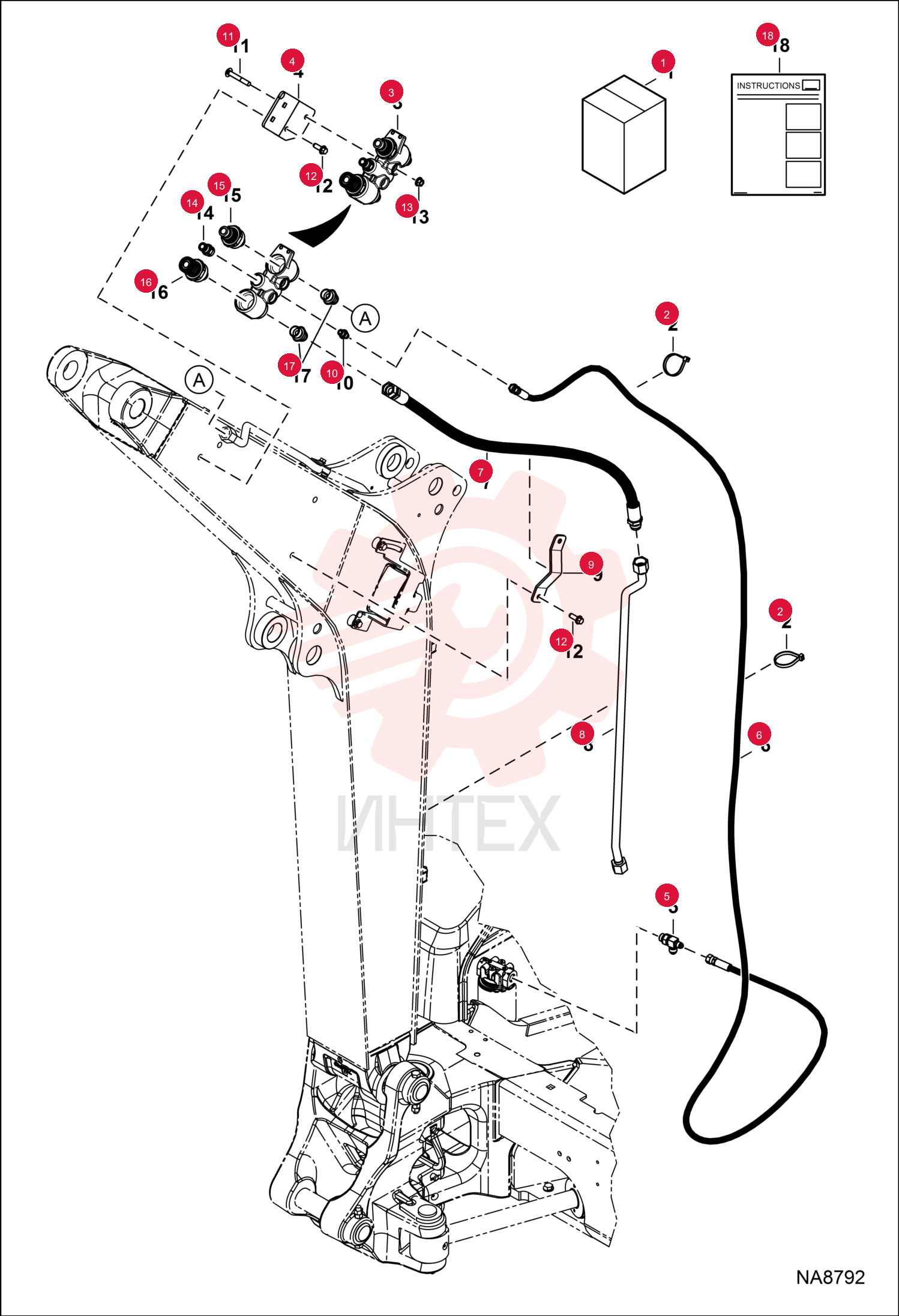 KIT, COUPLER BLOCK 7245506 (2)