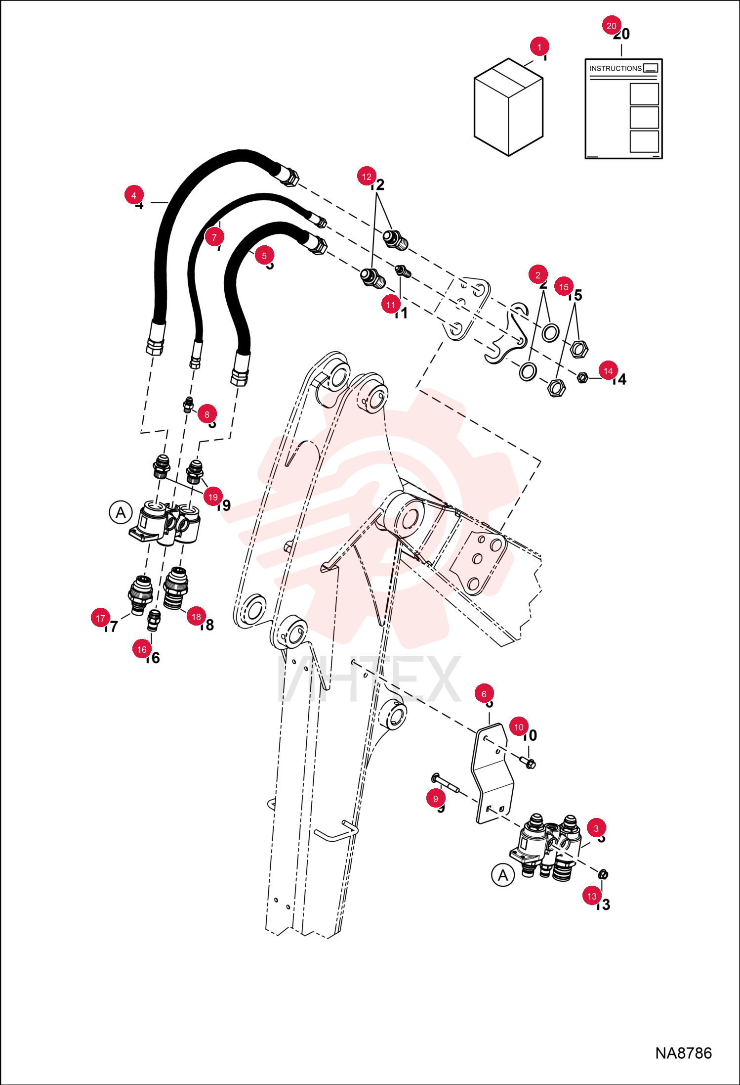 KIT, COUPLER BLOCK 7246520 (2)