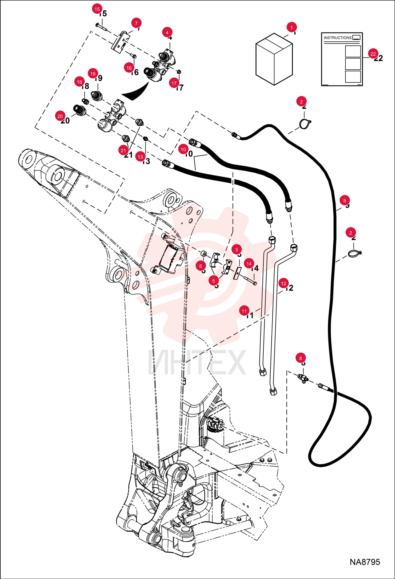 KIT, COUPLER BLOCK 7245507 (1)