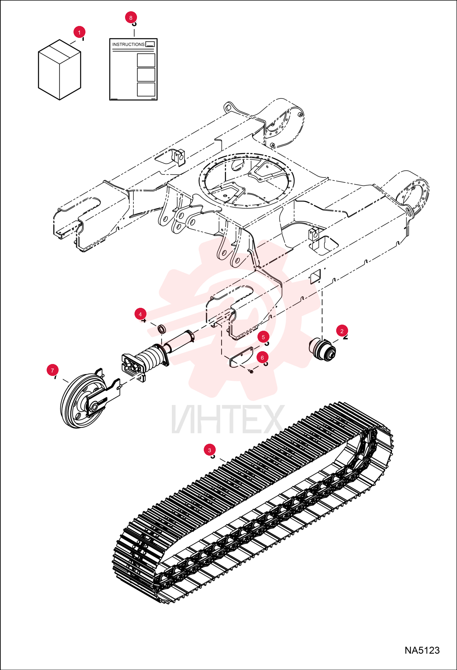KIT, TRACK STEEL 7192452 (2)