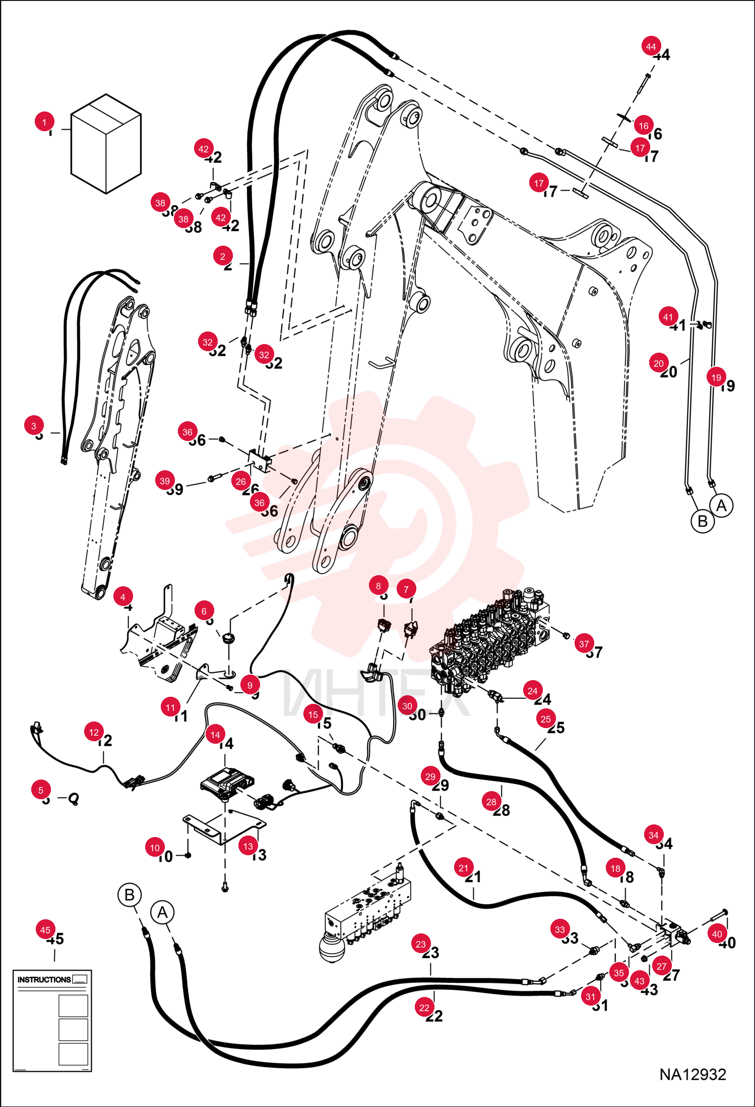 HYDRAULIC COUPLER READY KIT 7320079 (2)