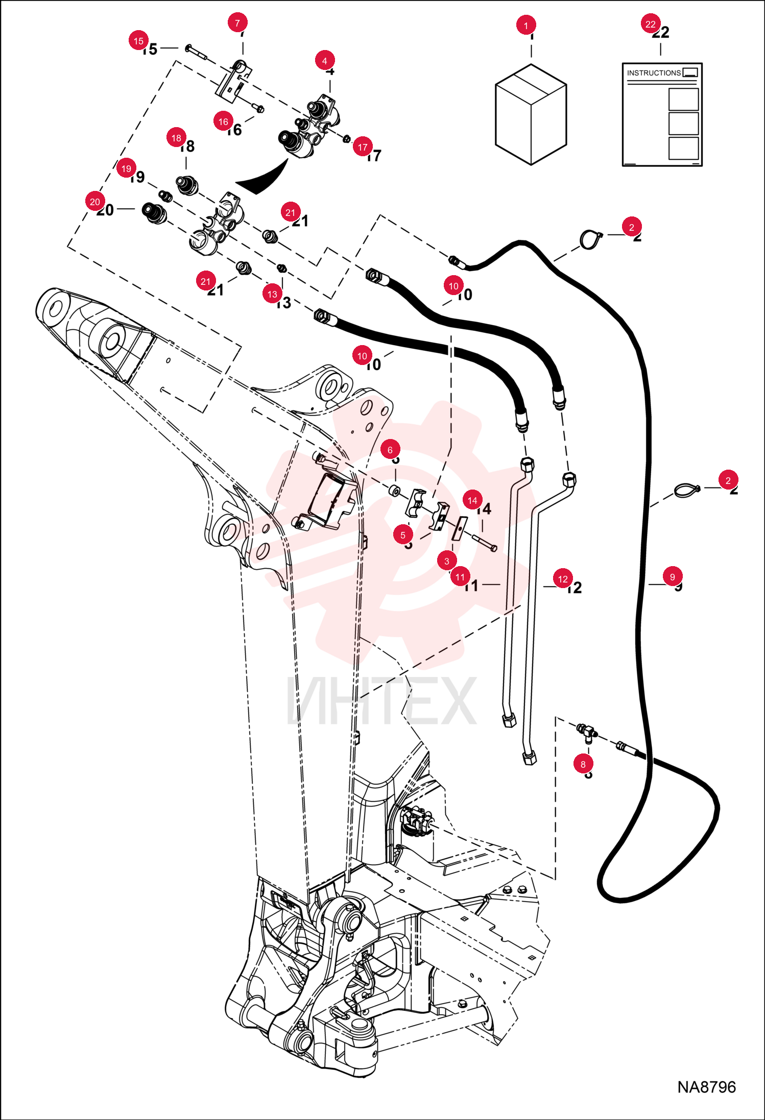 KIT, COUPLER BLOCK 7245107 (3)