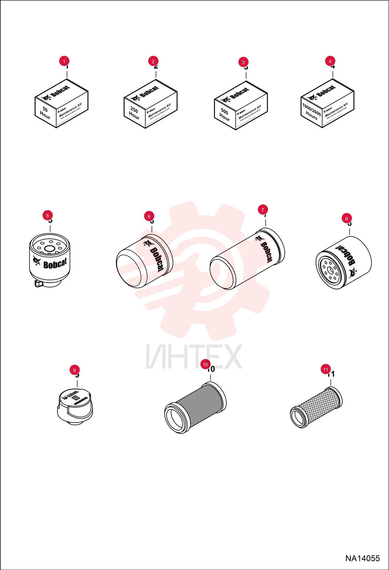 KIT MAINTENANCE 50 HR 7324335