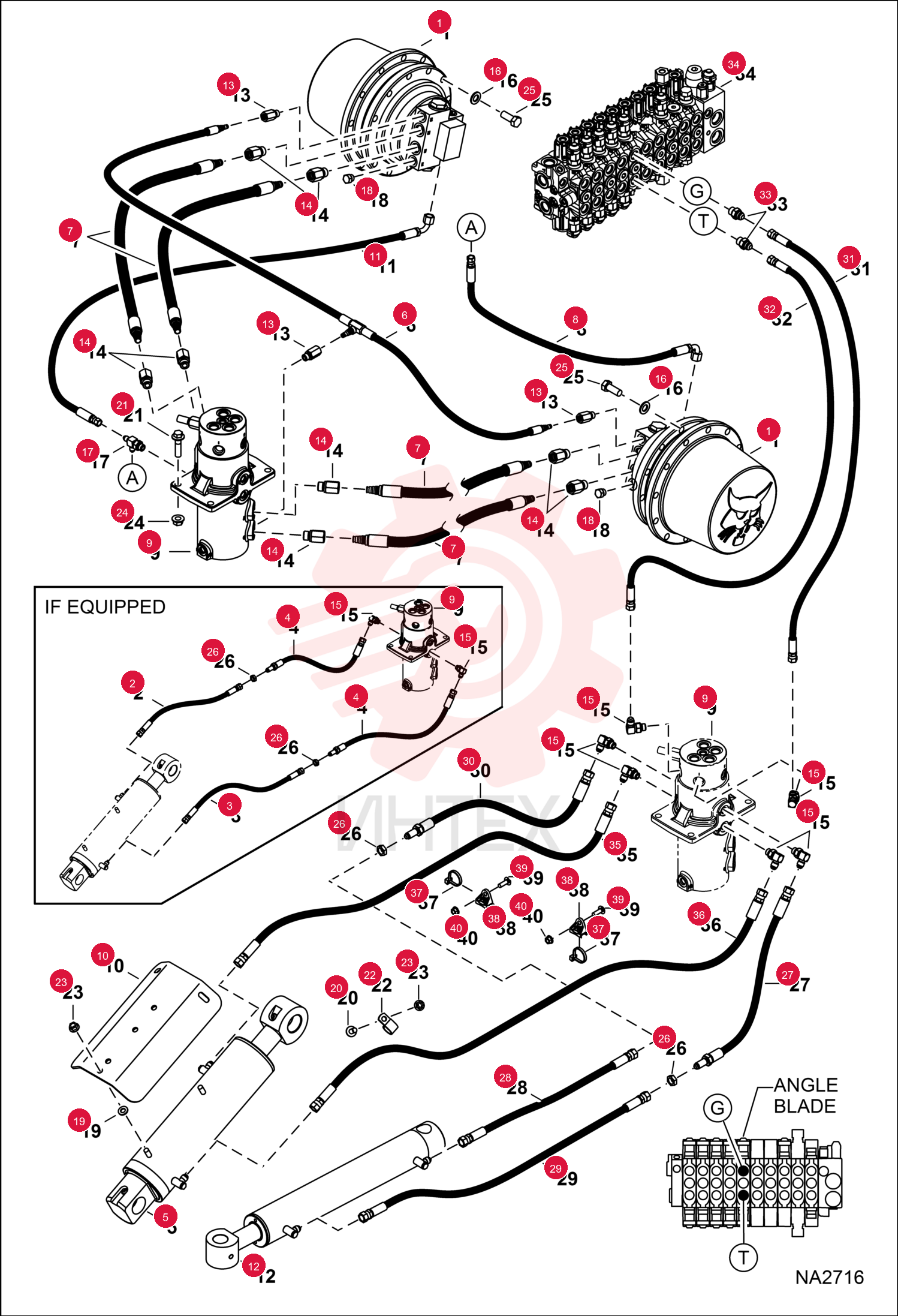 MOTOR, DRIVE HYD TRAVEL 7012323 (3)
