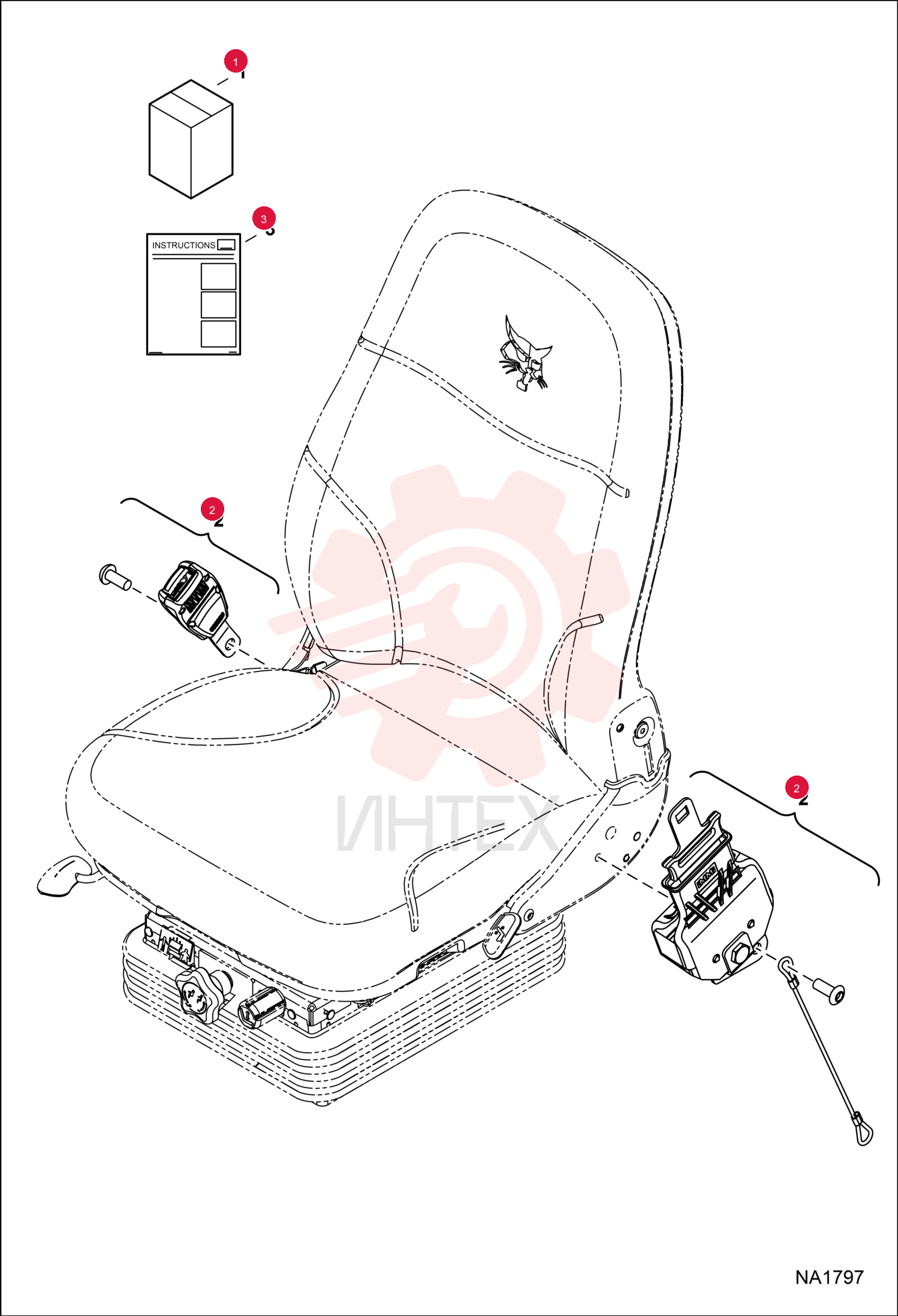BELT, SEAT 7010428 (1)