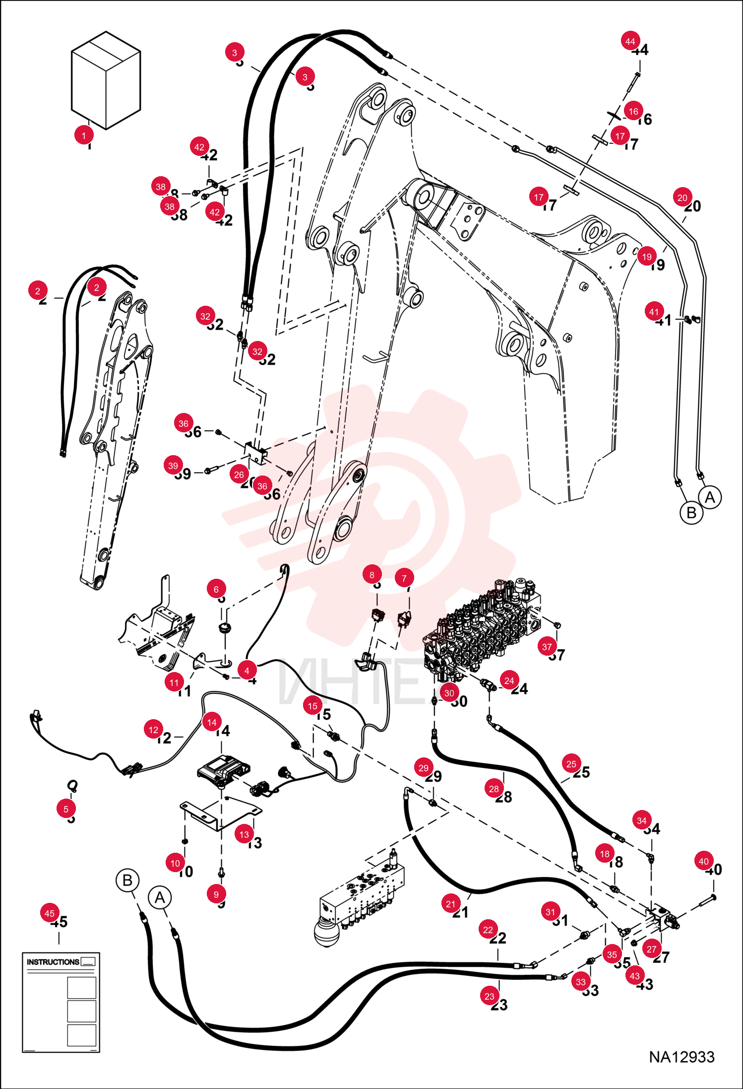HYDRAULIC COUPLER READY KIT 7320080 (2)