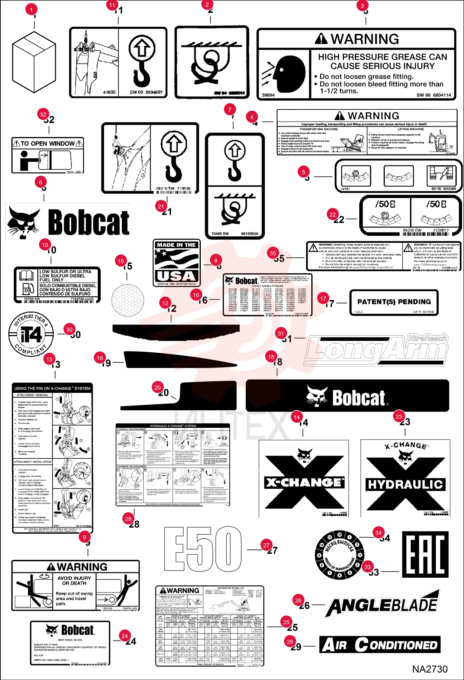 KIT, DECAL 6990002