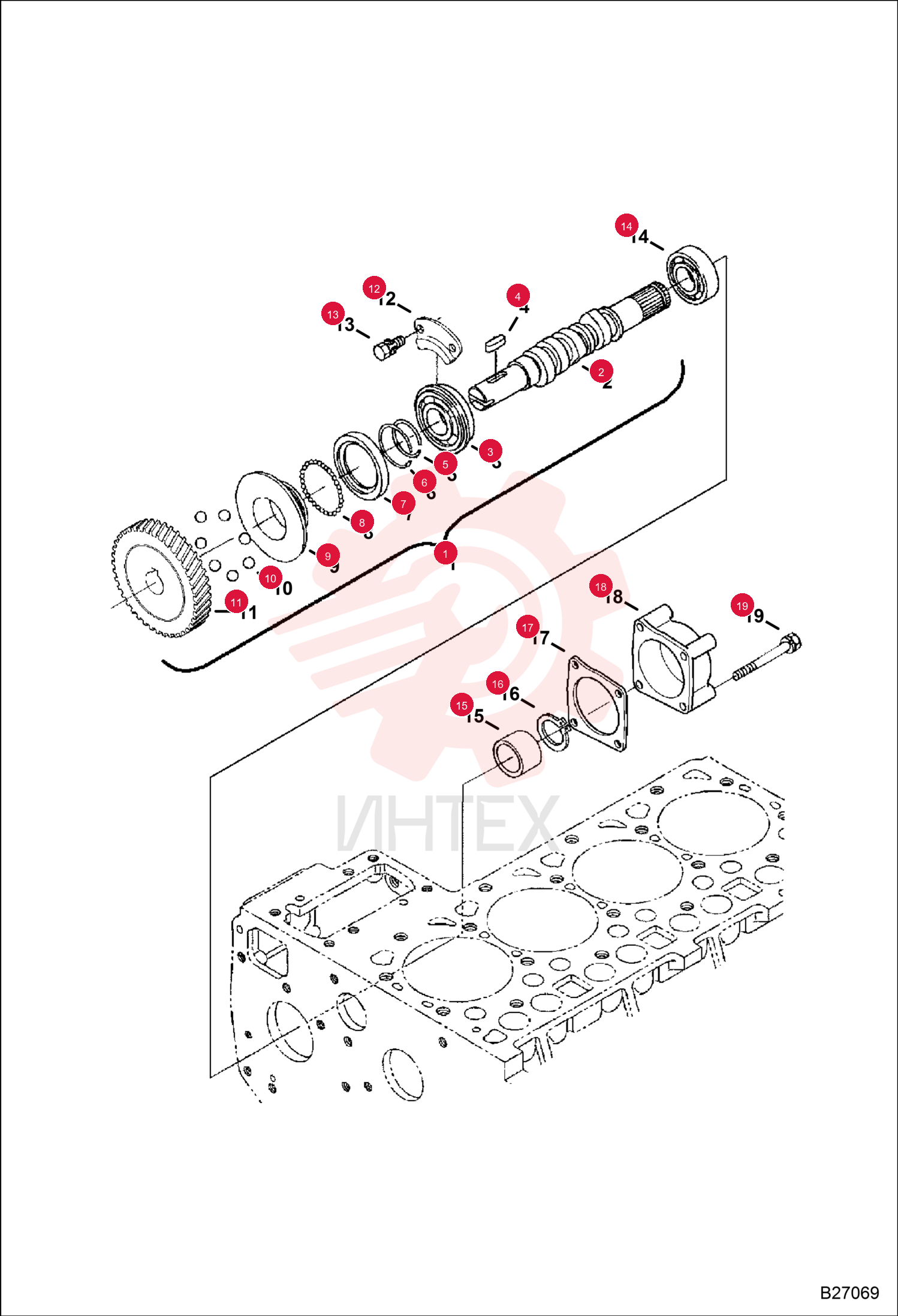CAMSHAFT, FUEL 6698228 (1)