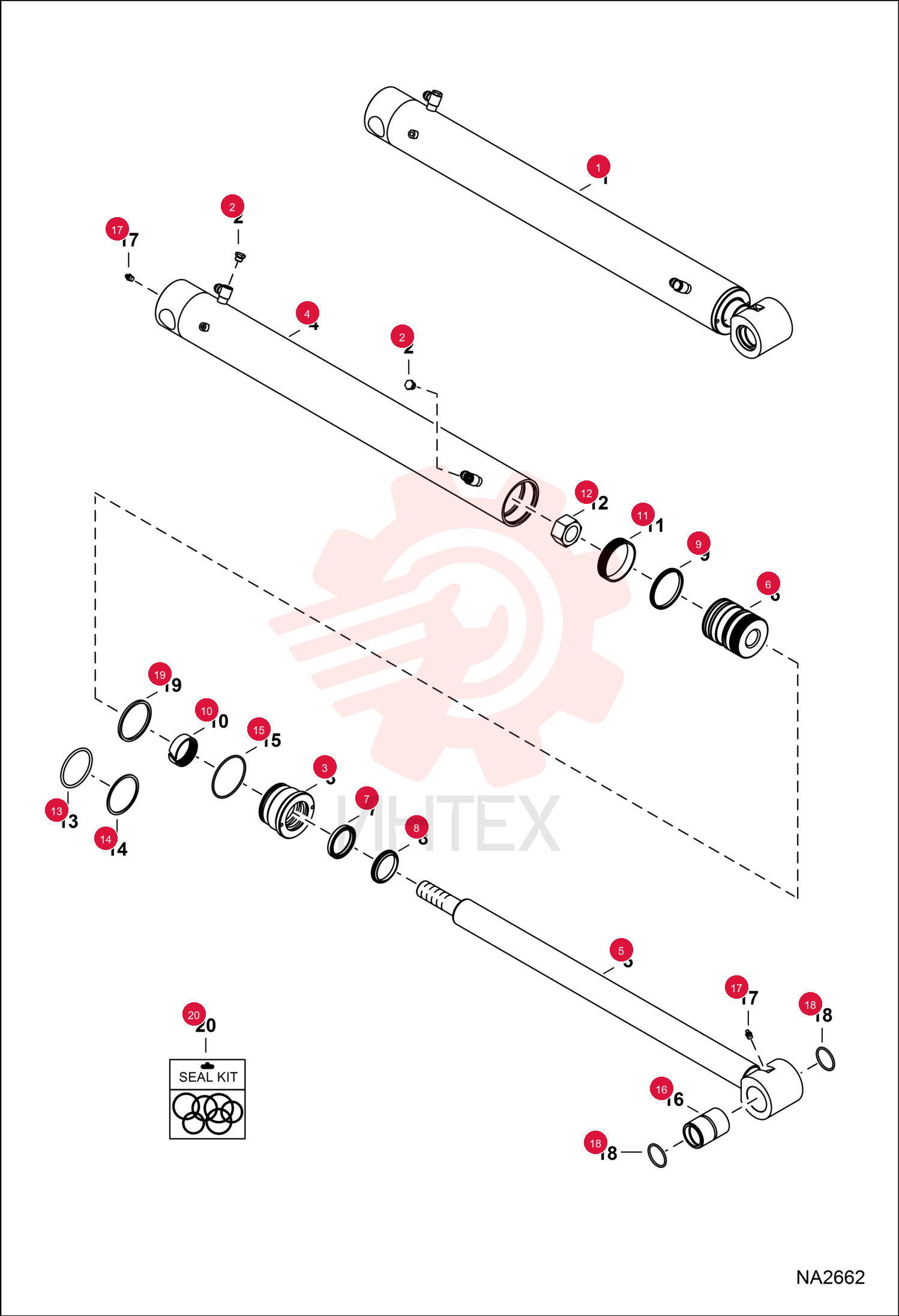 CYLINDER, ARM 7166180 (1)
