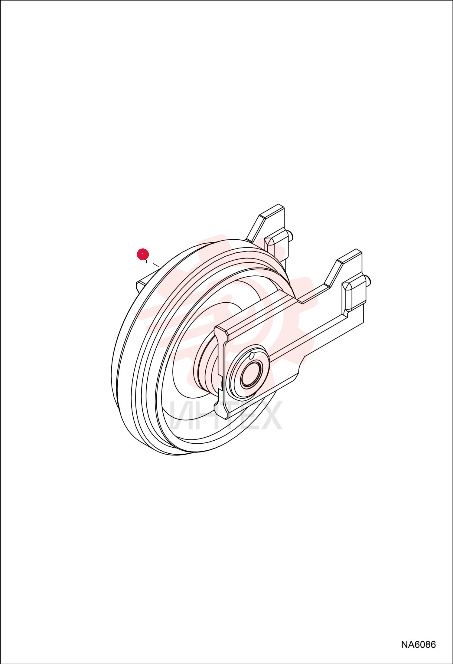 IDLER ASSEMBLY 7202053 (1)