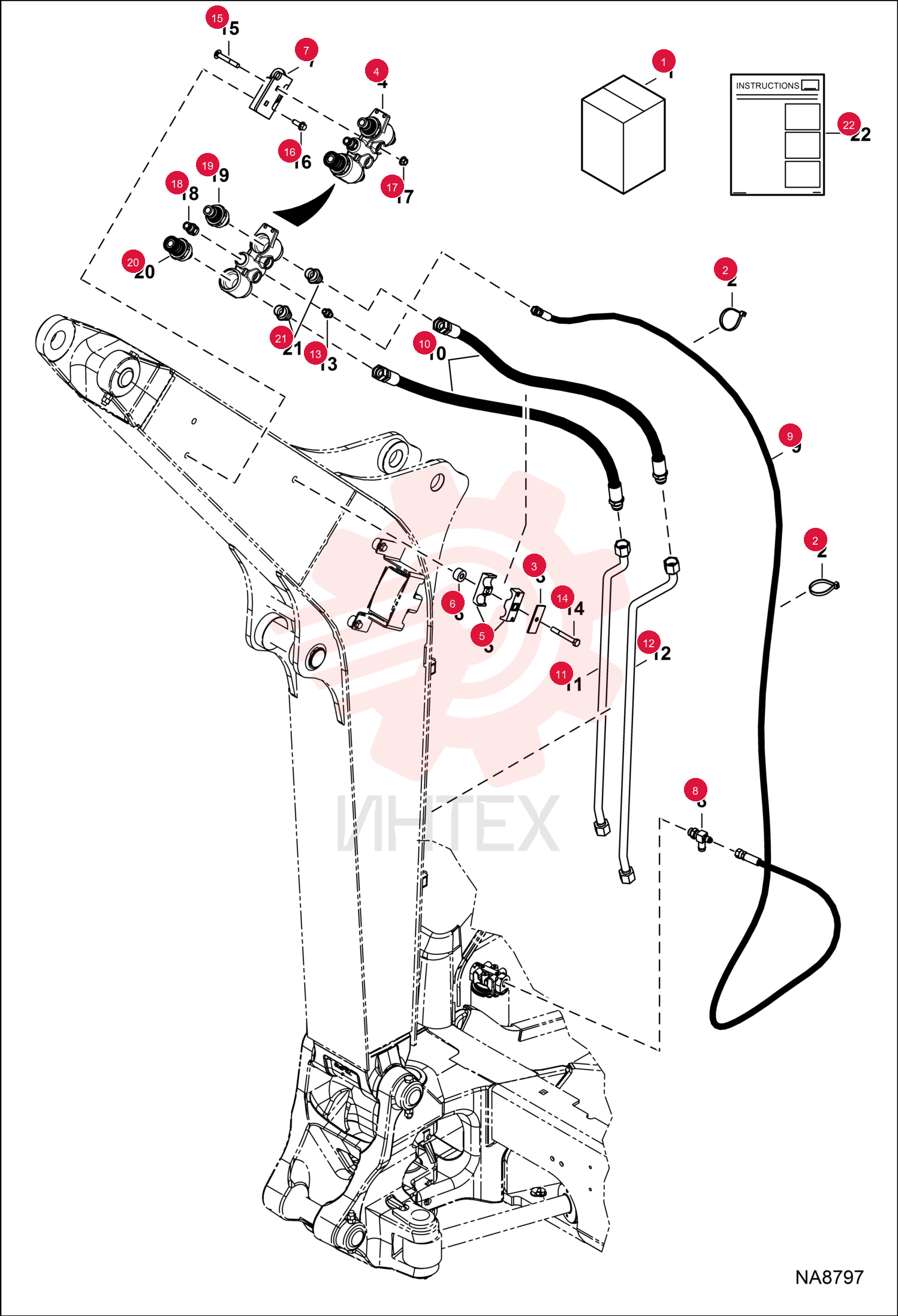 KIT, COUPLER 7245109 (4)