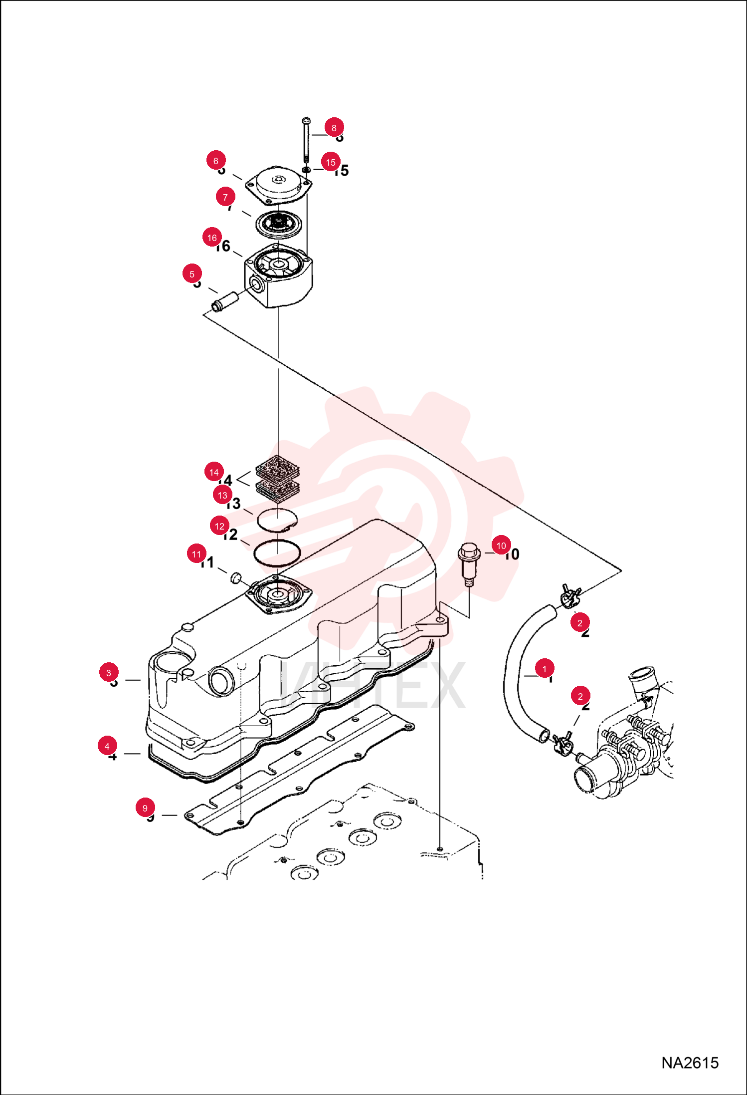 TUBE, BREATHER TURBO 6698223 (1)