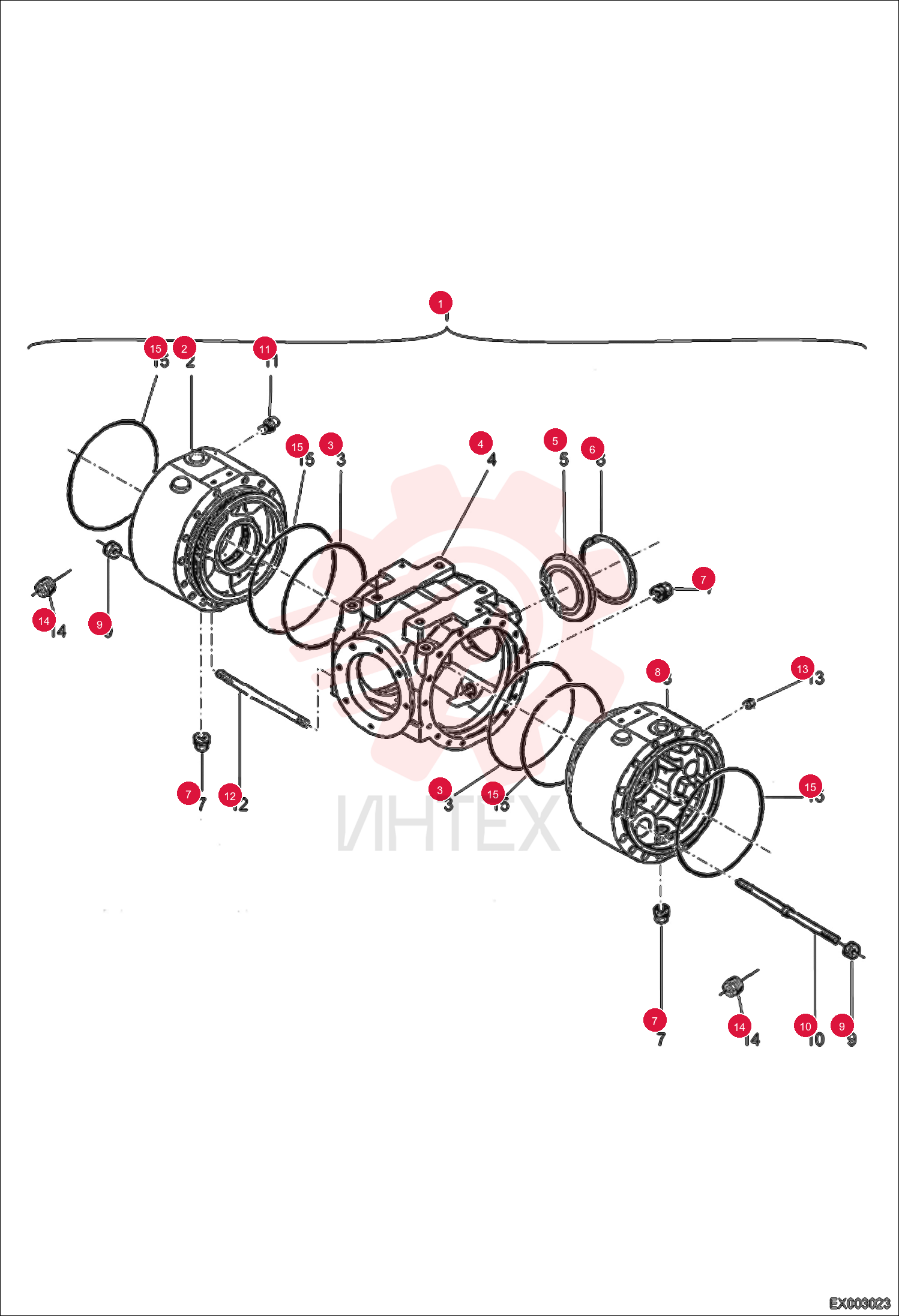 AXLE REAR 7004839 (1)