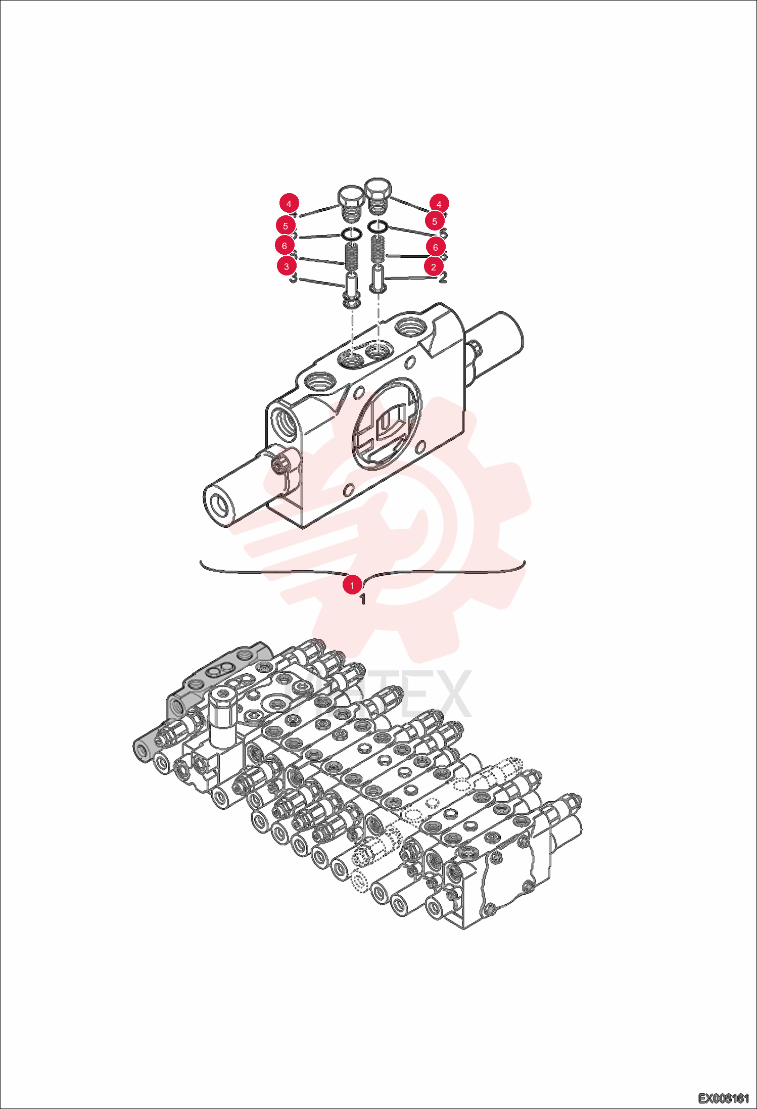 BLOCK ASSY-ARM2