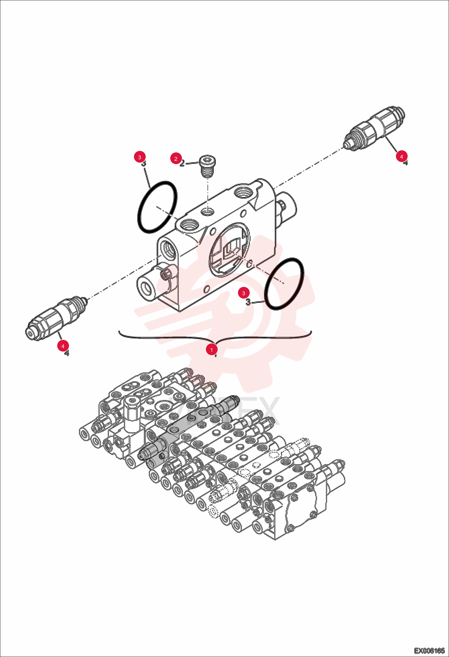 BLOCK ASSY-INLET 7007010