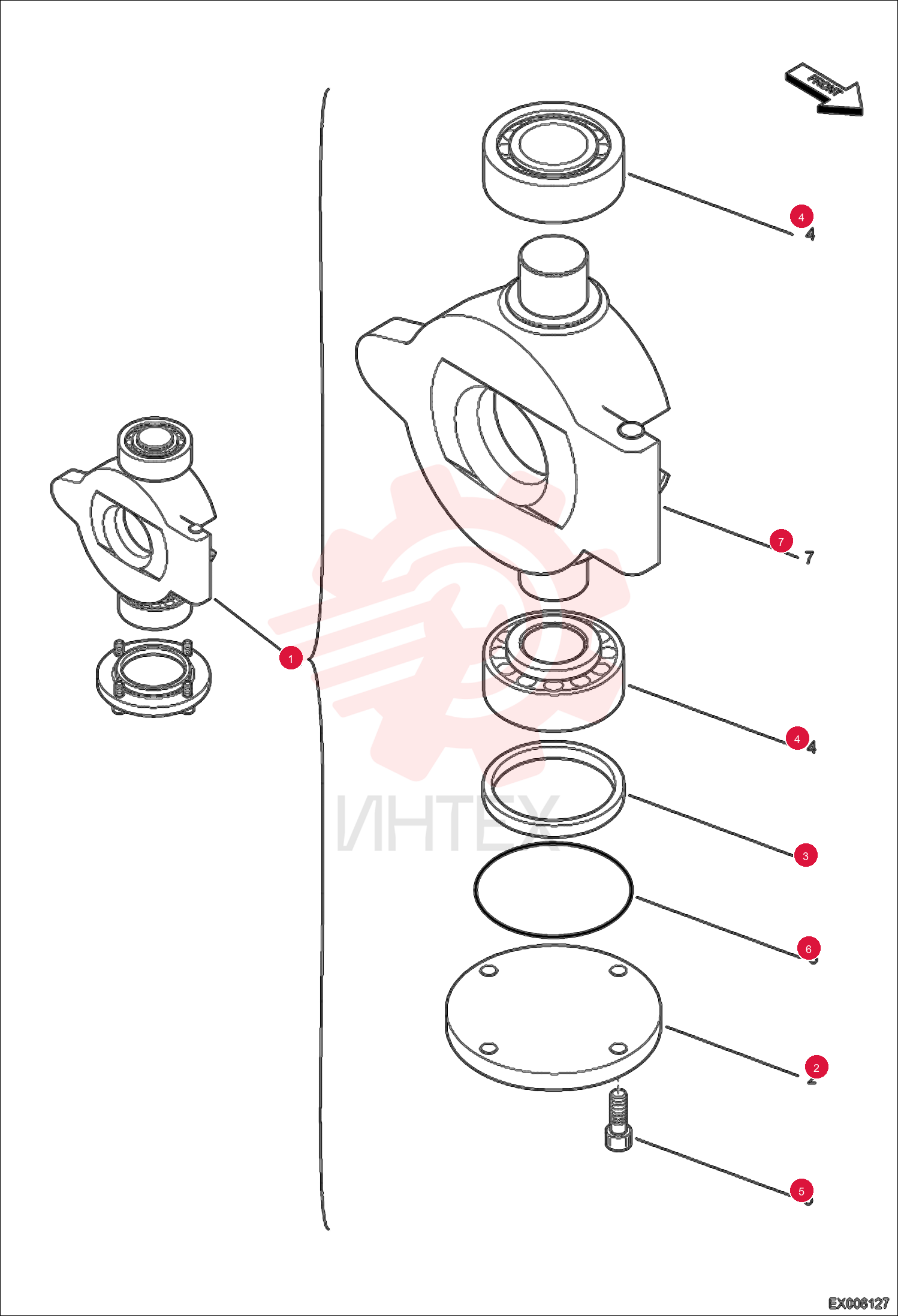 BRACKET HANGER ASSY 7004385