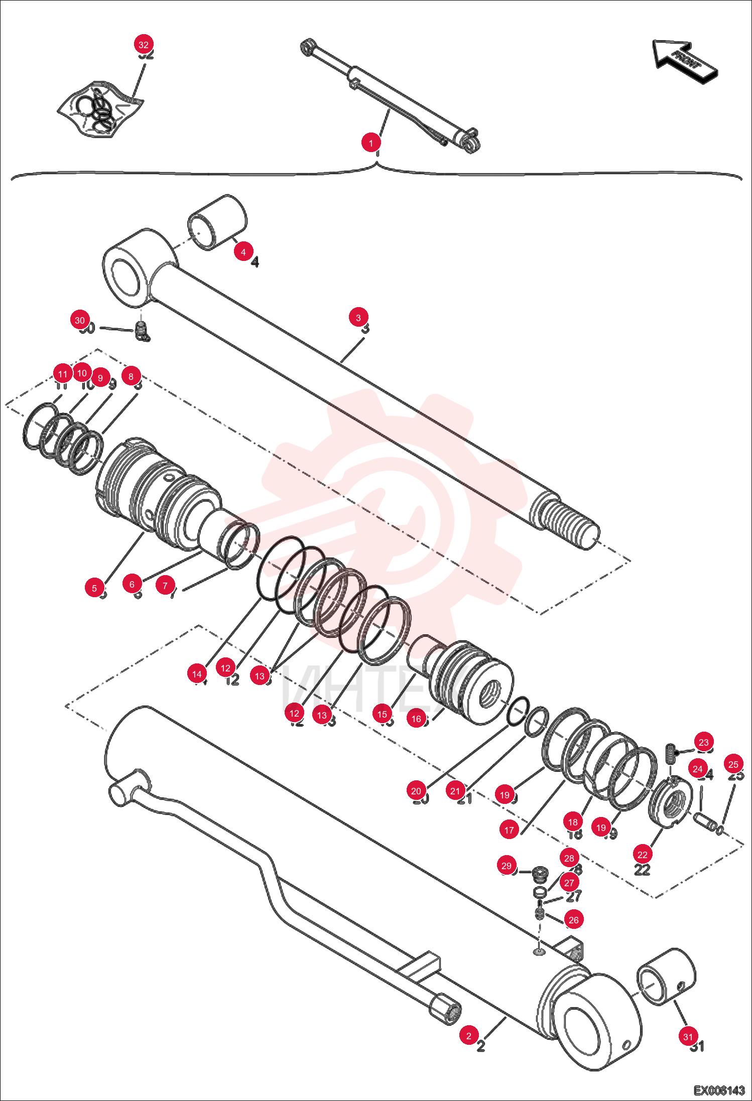 CYLINDER ARM 7310476