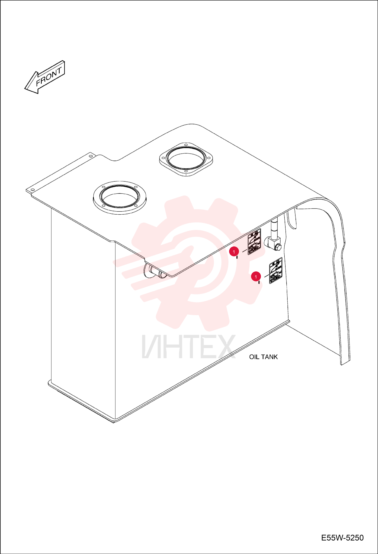 DECAL OIL HYD 7322243