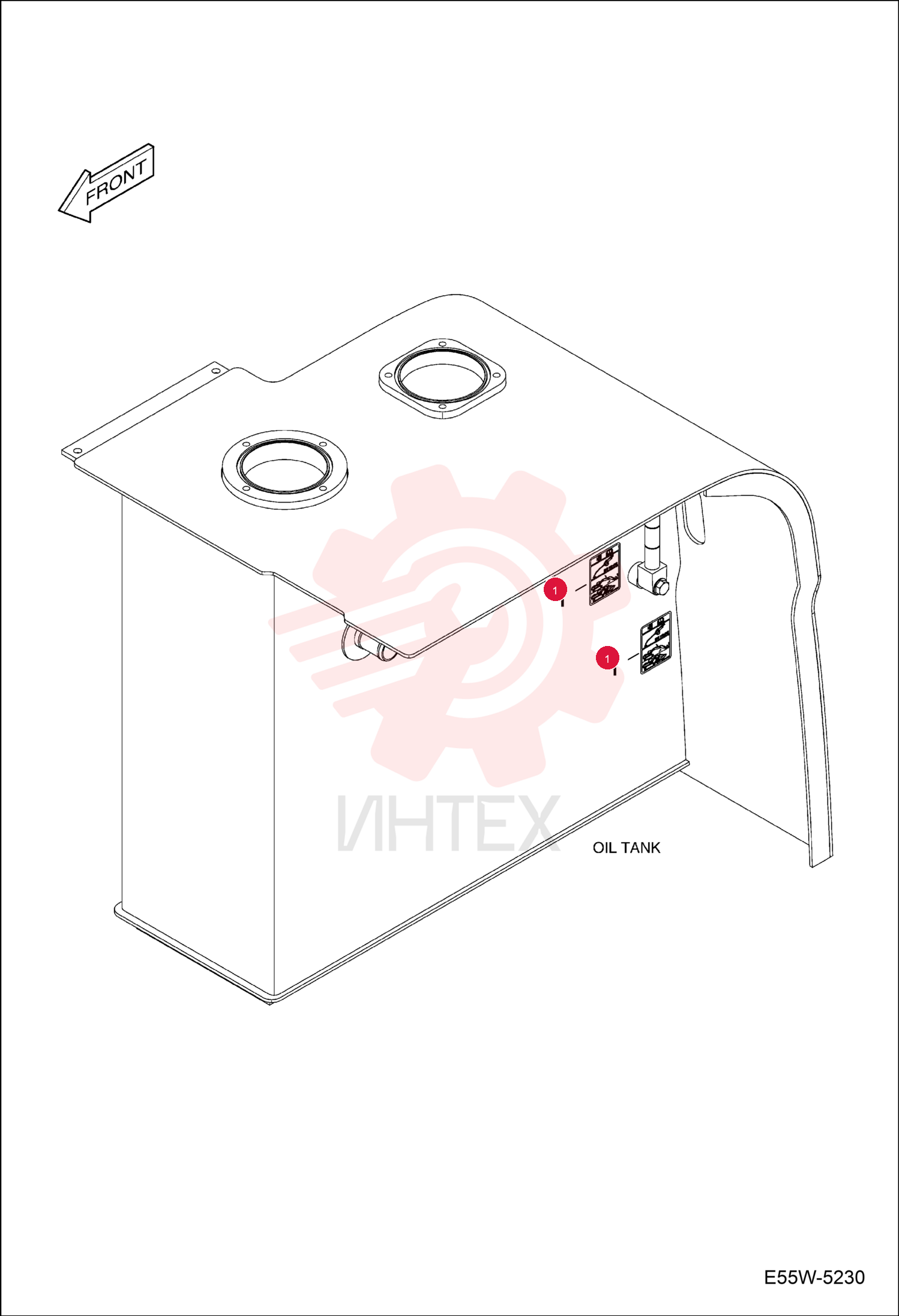 DECAL OIL HYD 7313641