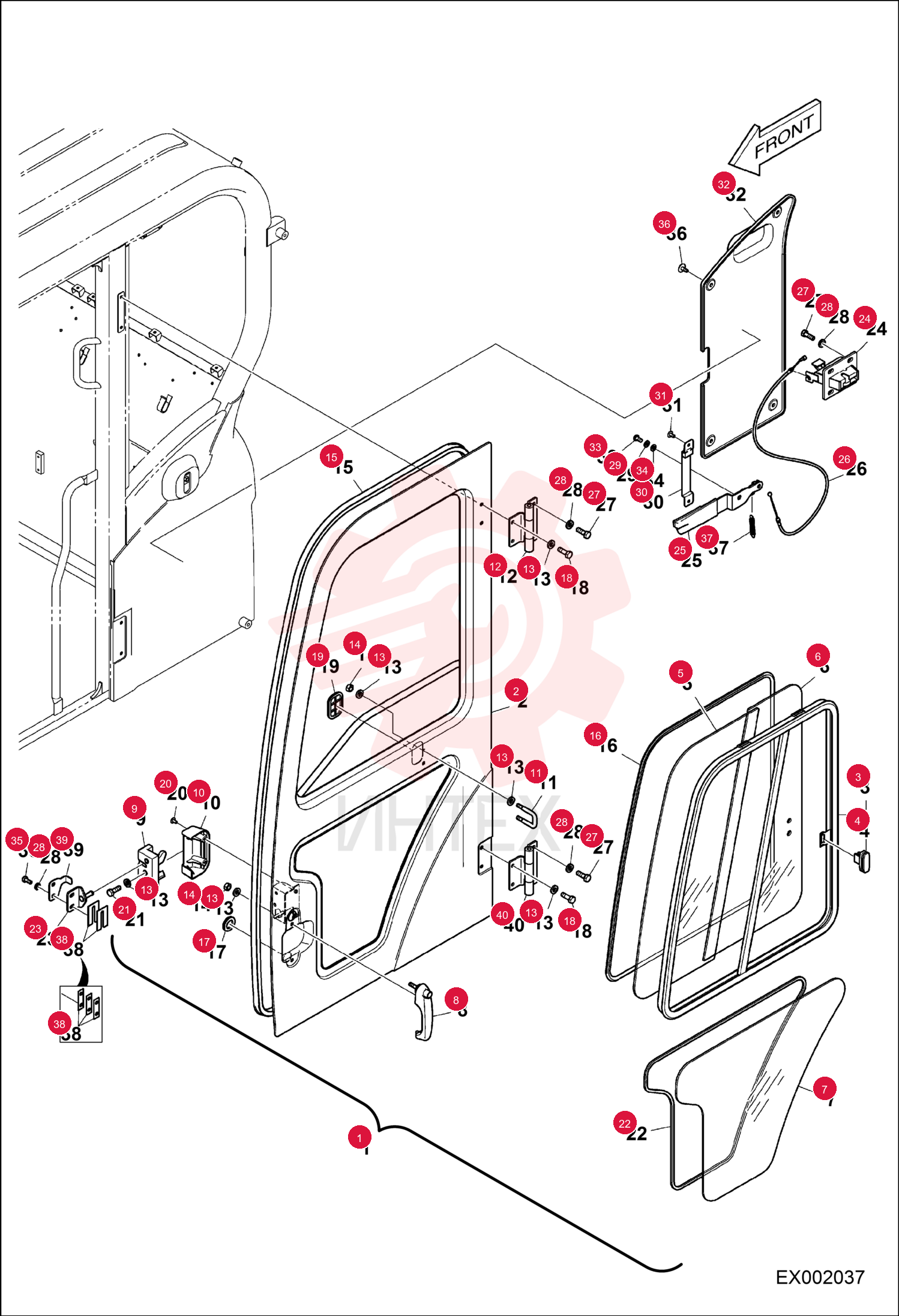 DOOR ASSEMBLY 7031252