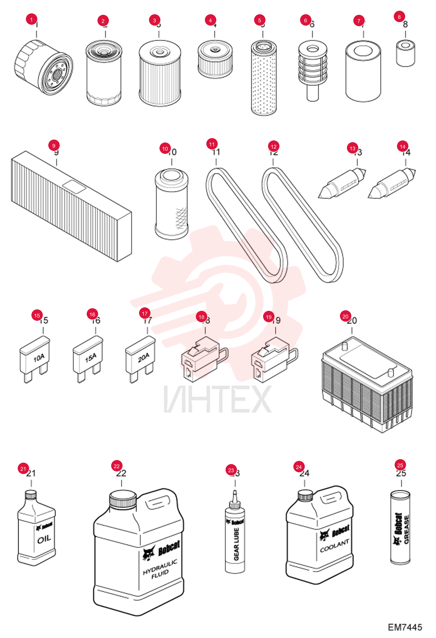 FILTER, ENGINE OIL 7025590 (3)
