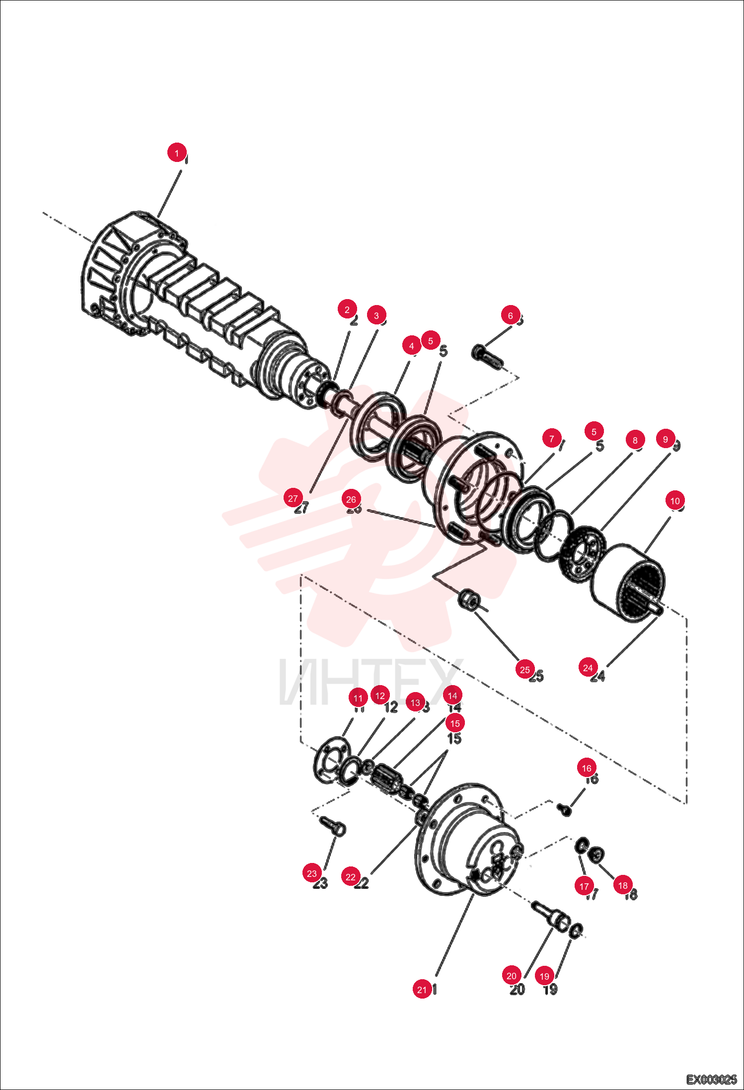 HOUSING AXLE 7004187