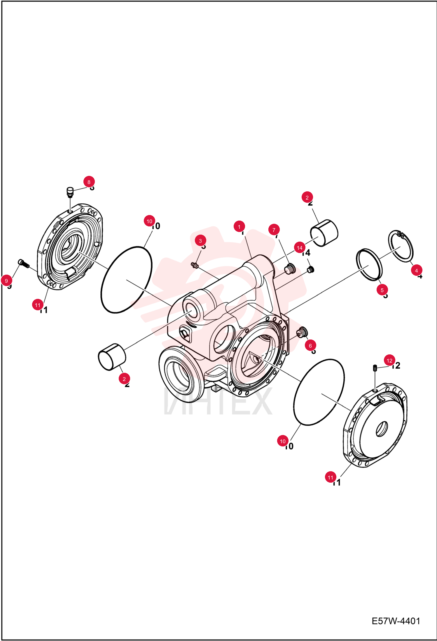 HOUSING AXLE 7327851