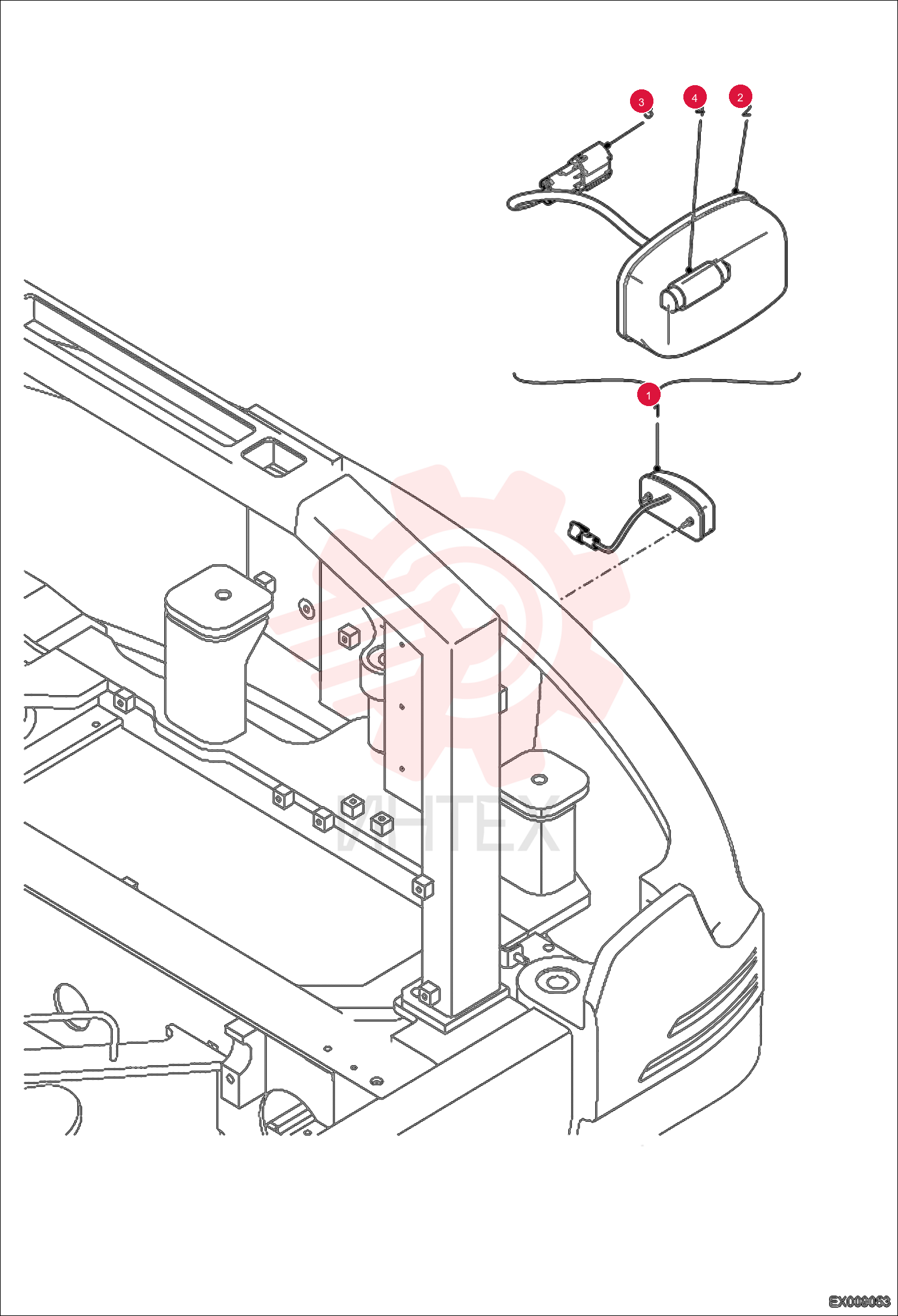 LAMP ASSY LICENCE 7004903