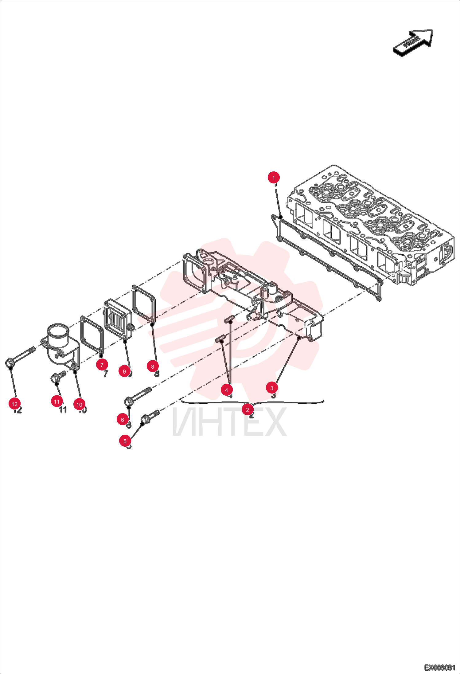 SEAL INTAKE MANIFOLD 7005066