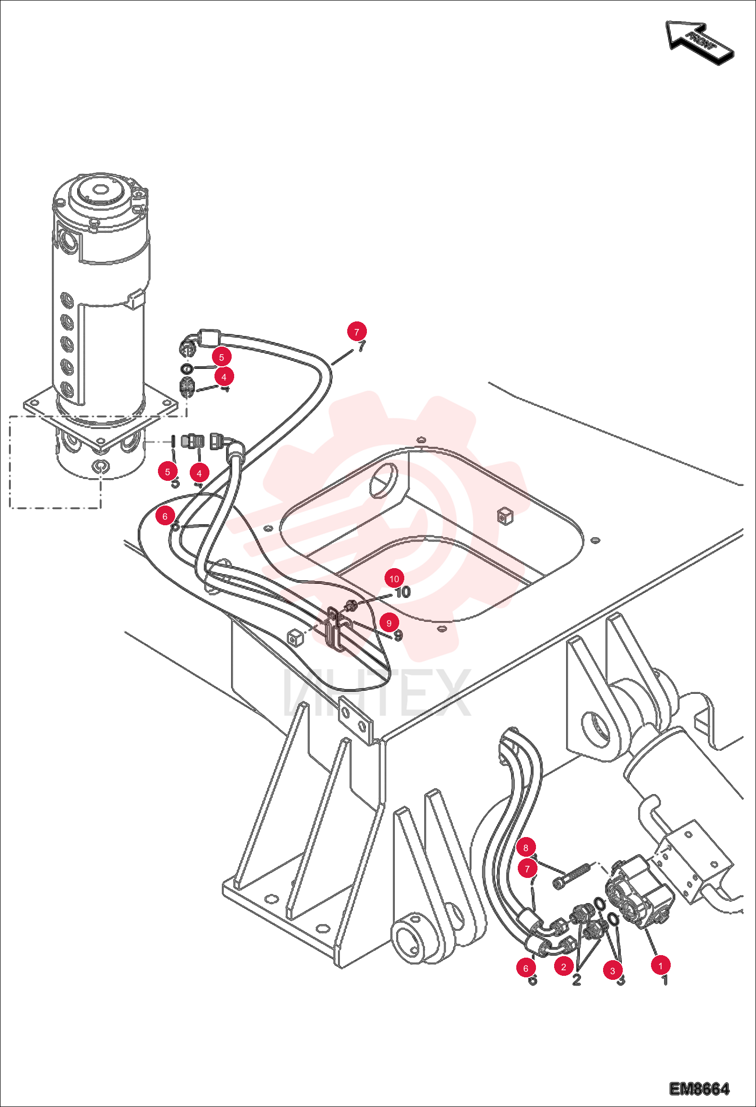 VALVE DOZER CHECK 7006511