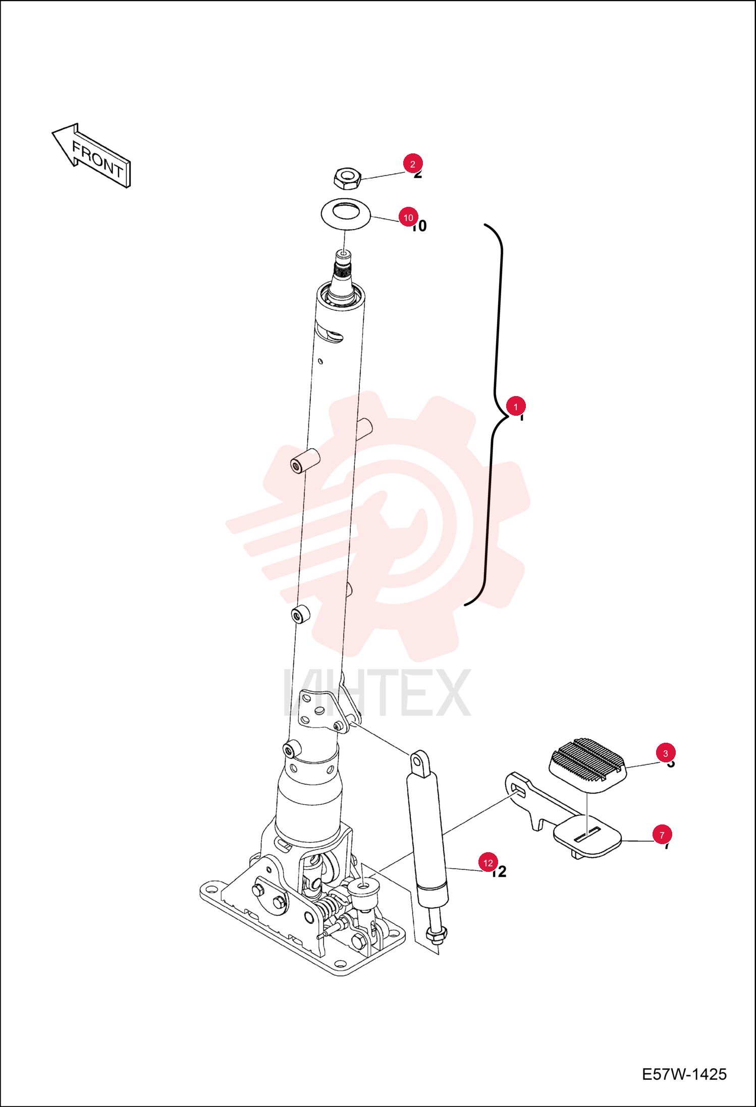 COLUMN STEERING 7325841